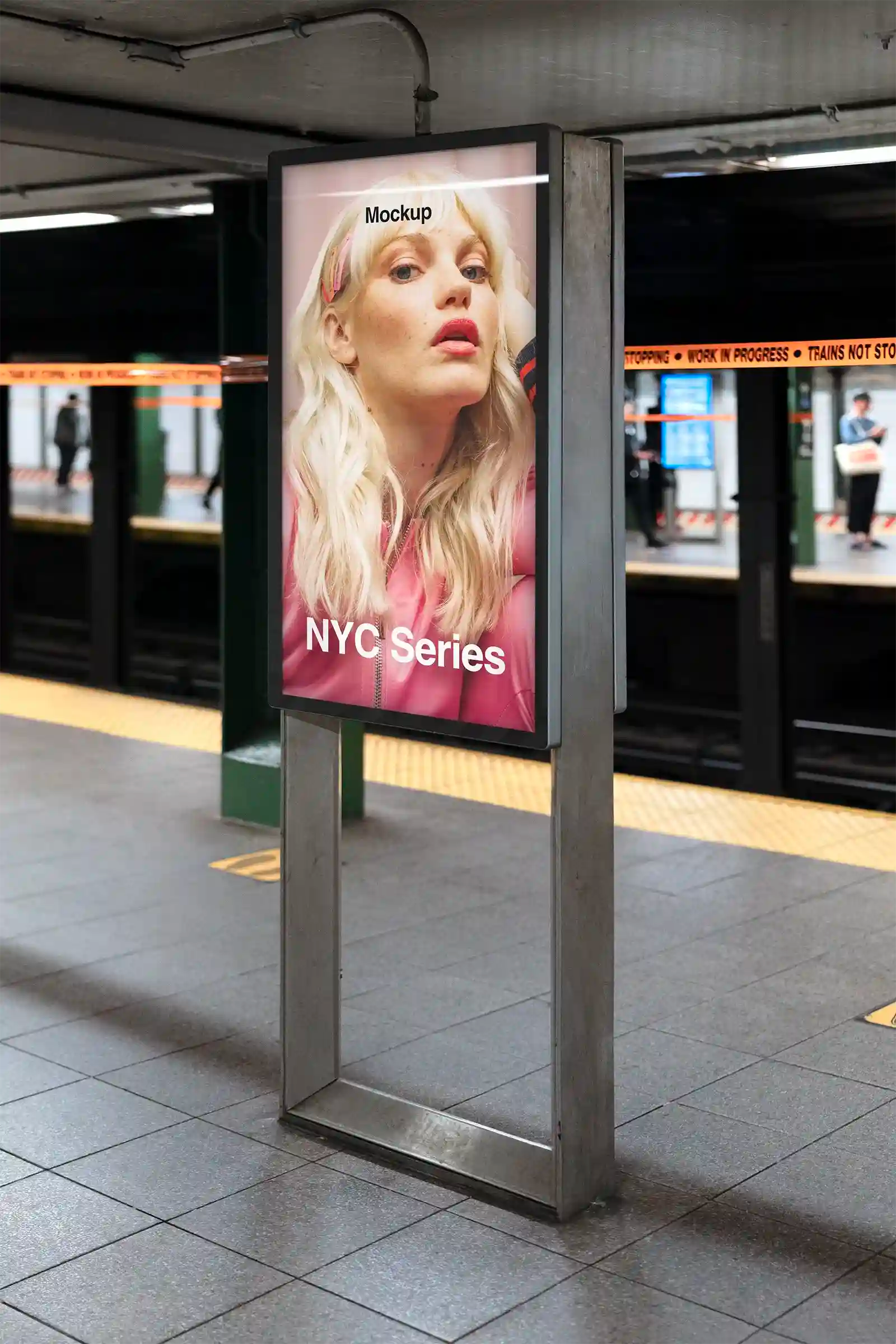 NYC Subway Billboard Mockup, New York