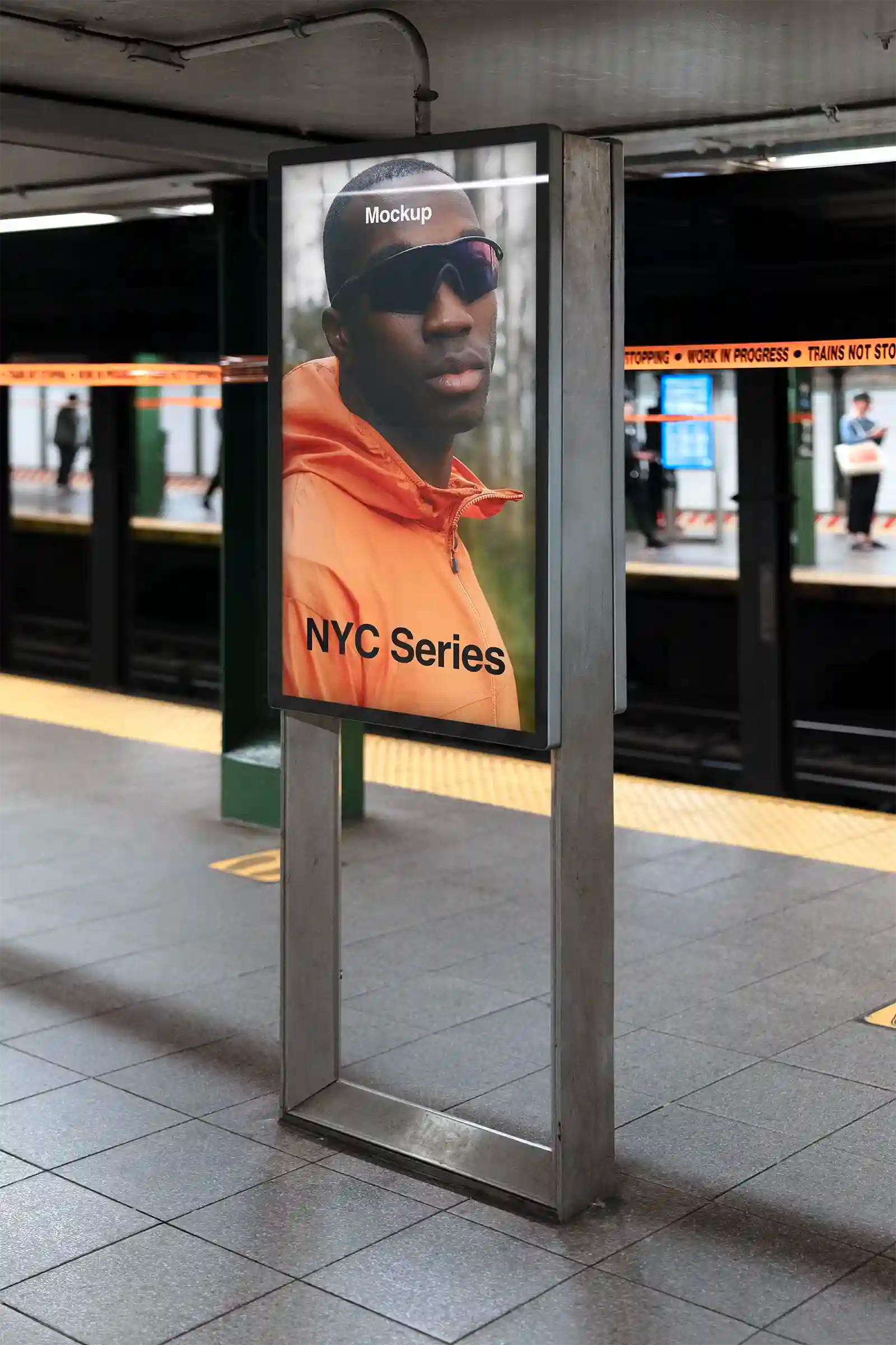 NYC Subway Billboard Mockup, New York