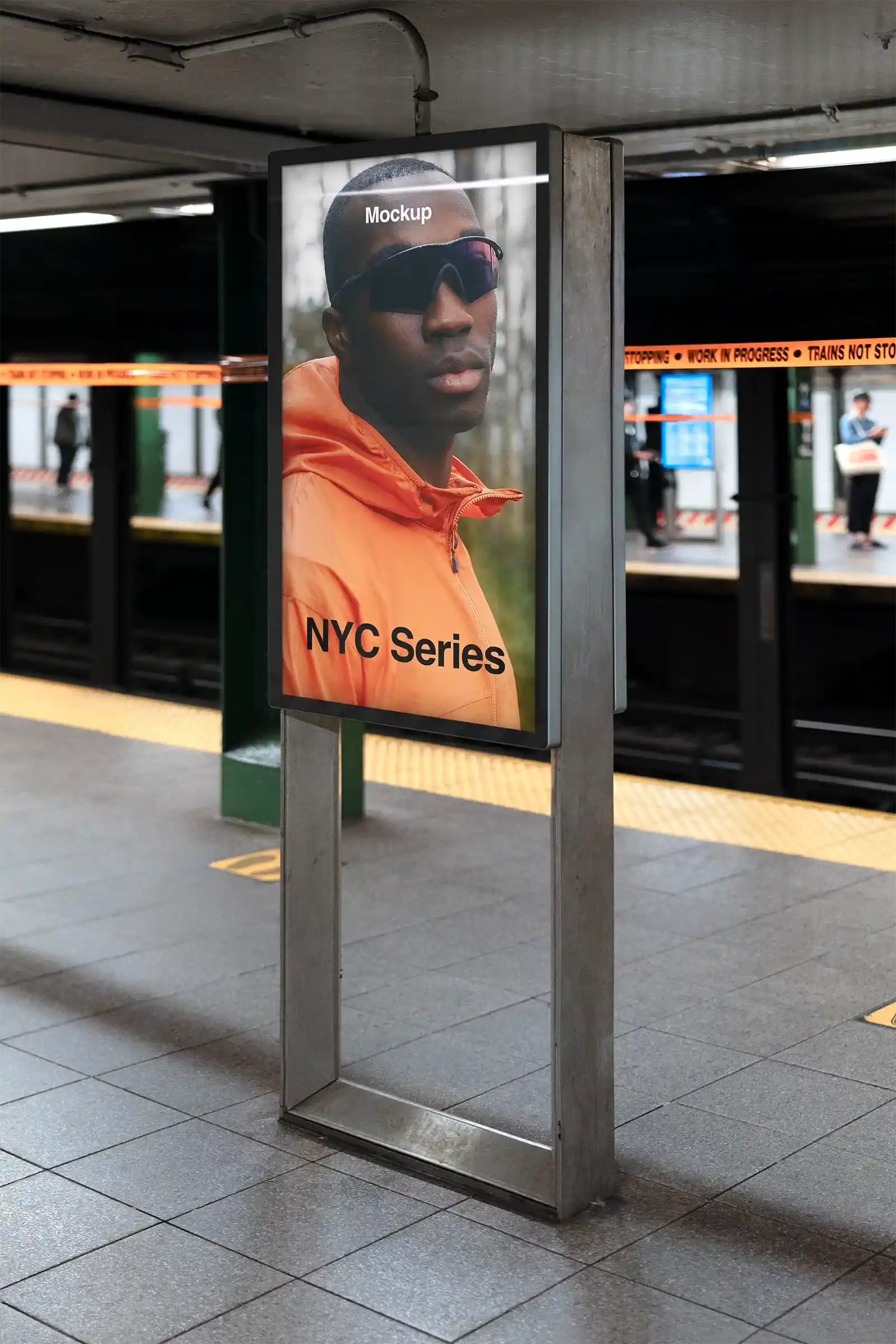 NYC Subway Billboard Mockup, New York