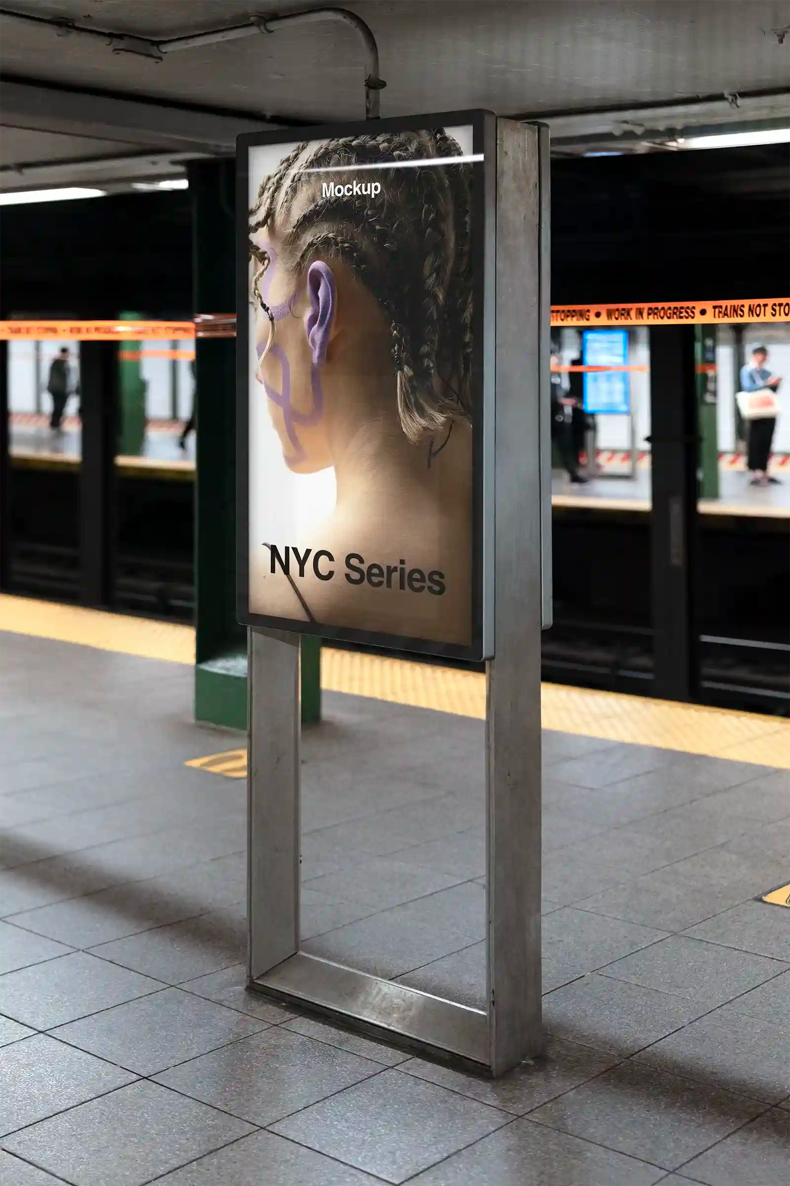 NYC Subway Billboard Mockup, New York