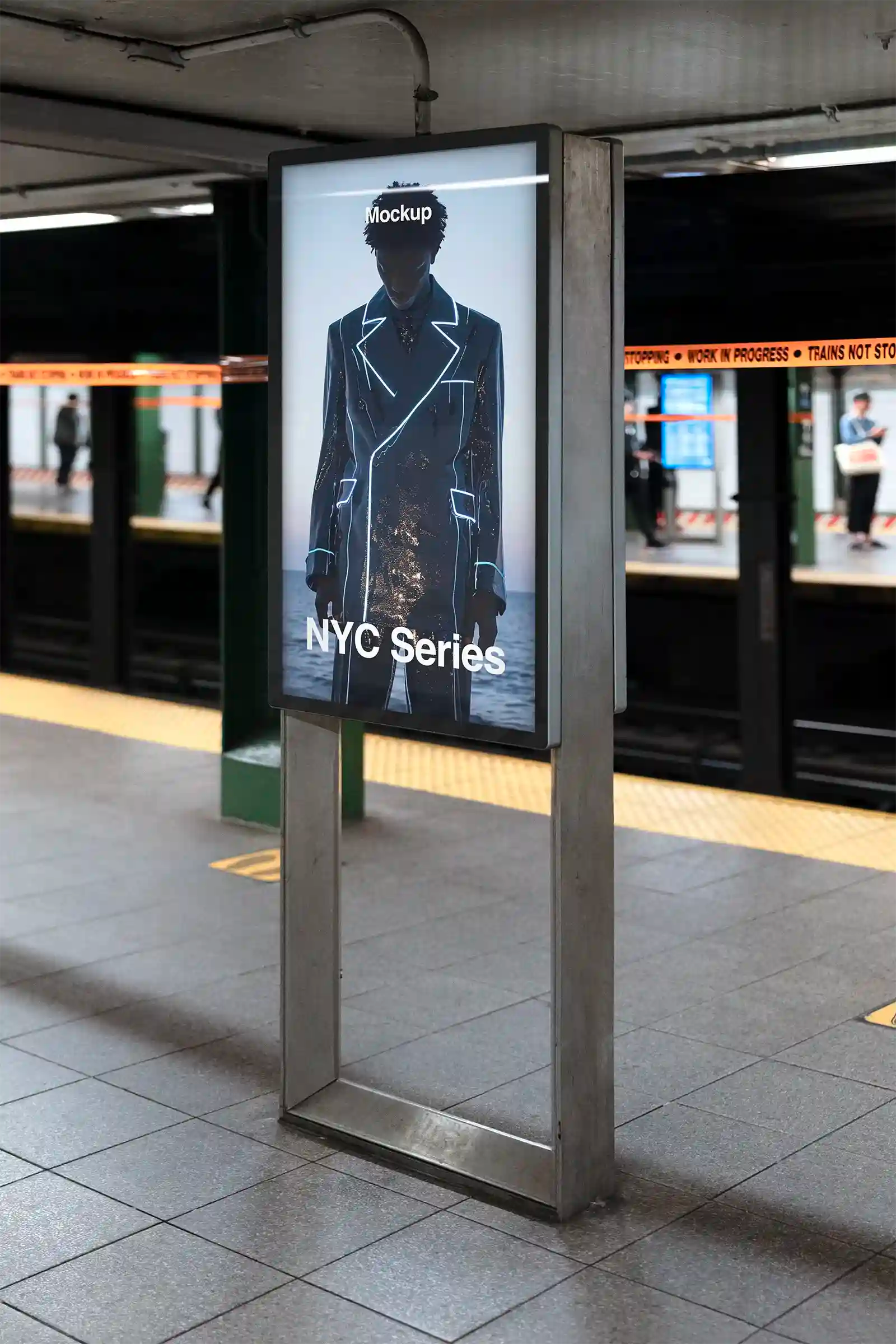 NYC Subway Billboard Mockup, New York