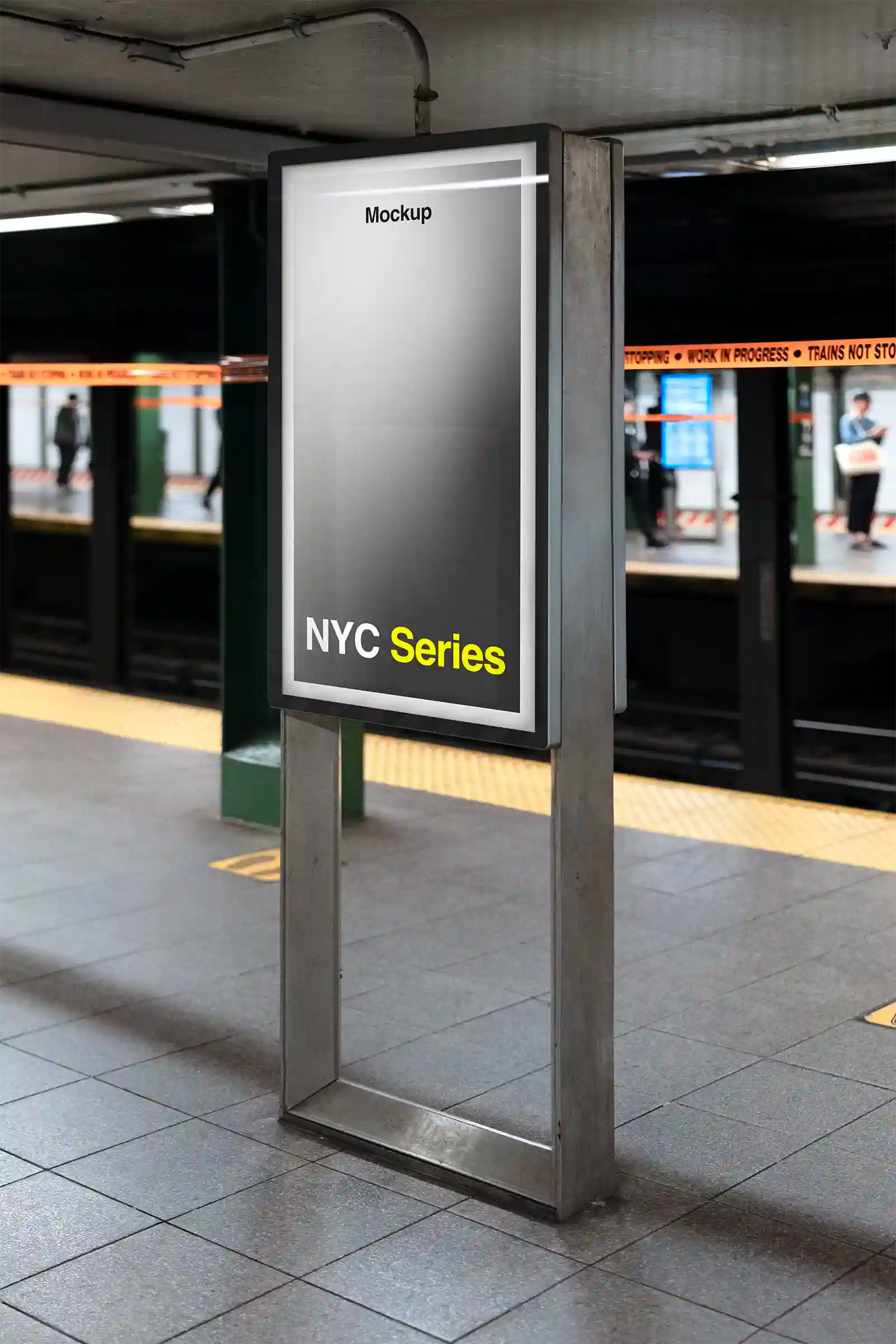 NYC Subway Billboard Mockup, New York
