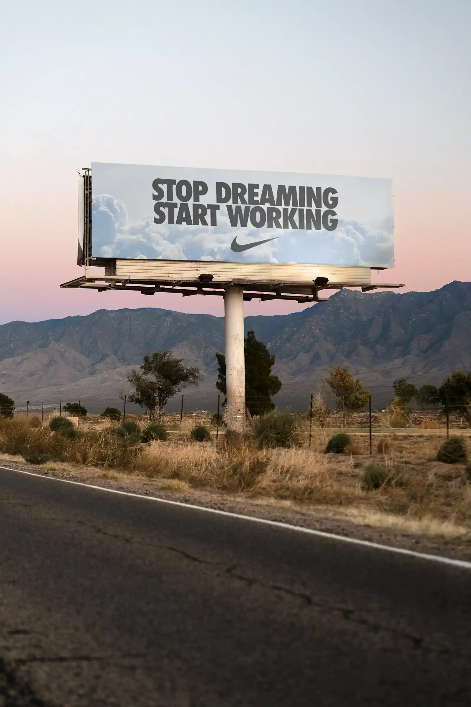 Nevada Desert Billboard Mockup, American West, USA | US23WEST0728 - Brandacle