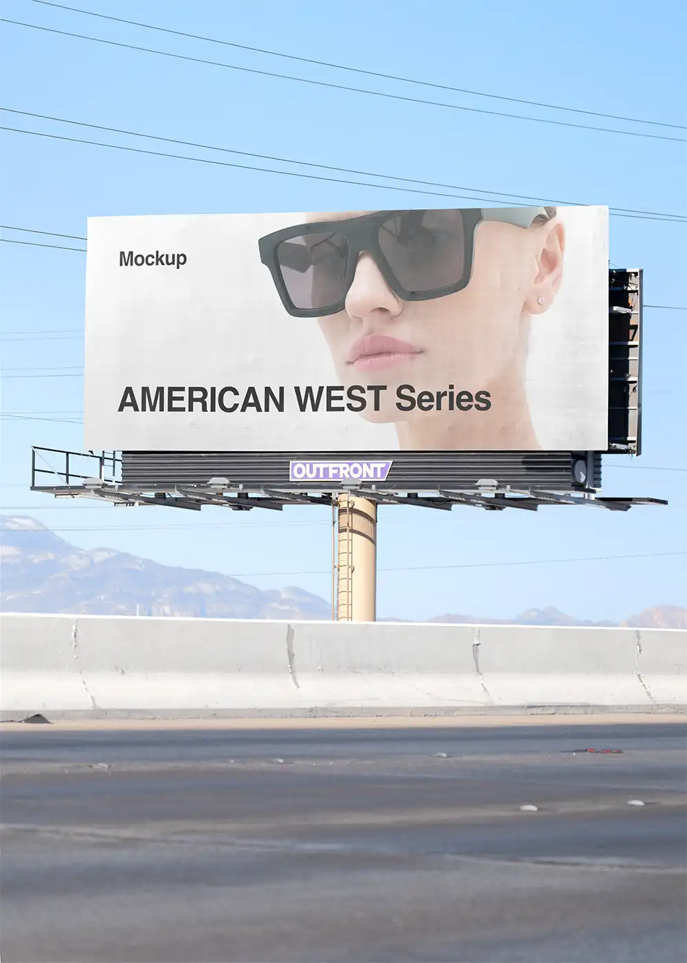 Billboard mockup in Nevada and Las Vegas