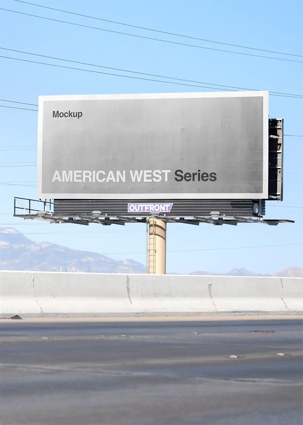 Billboard mockup in Nevada and Las Vegas