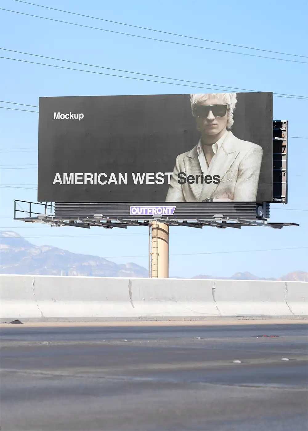 Billboard mockup in Nevada and Las Vegas