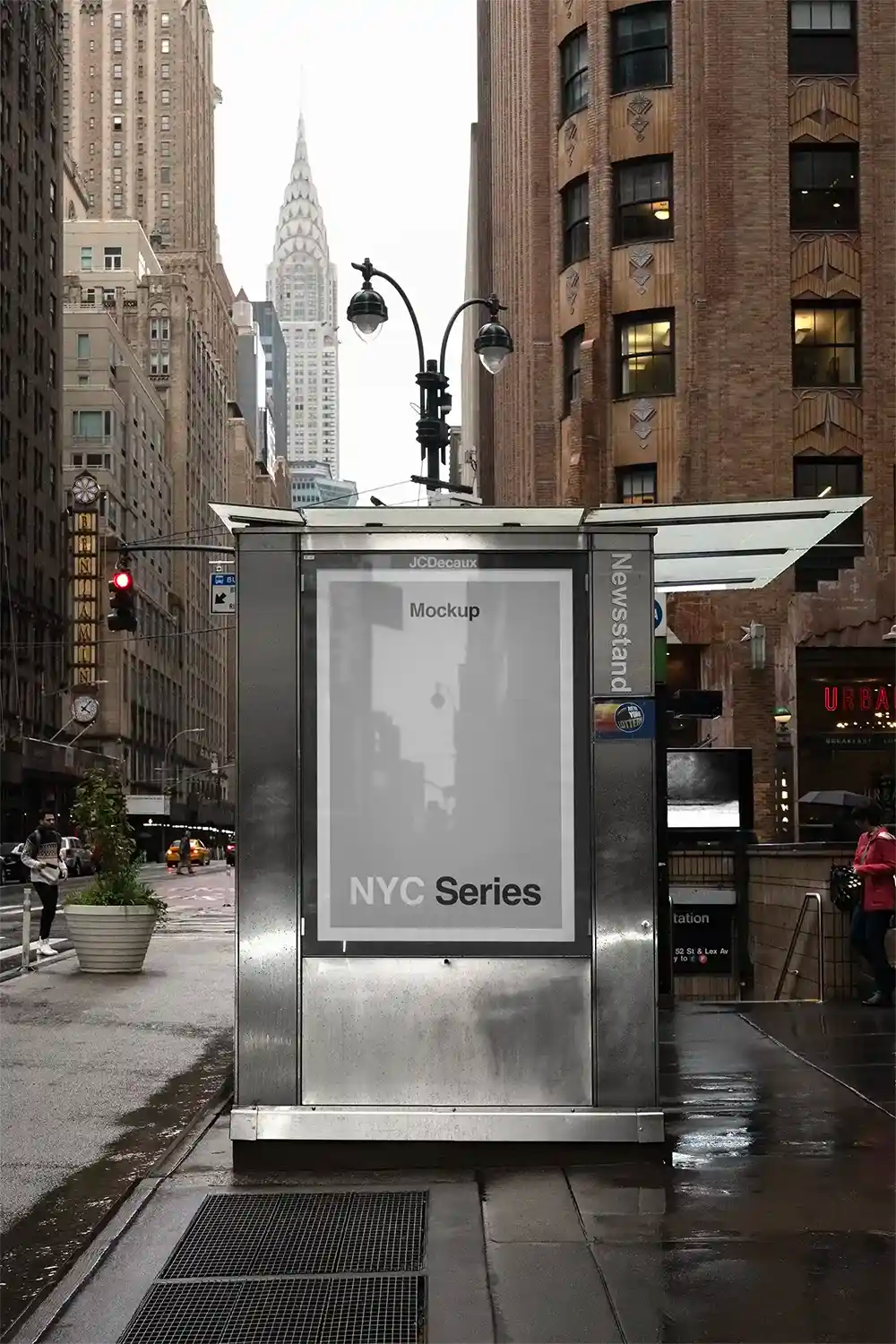 Billboard mockup in New York, United States