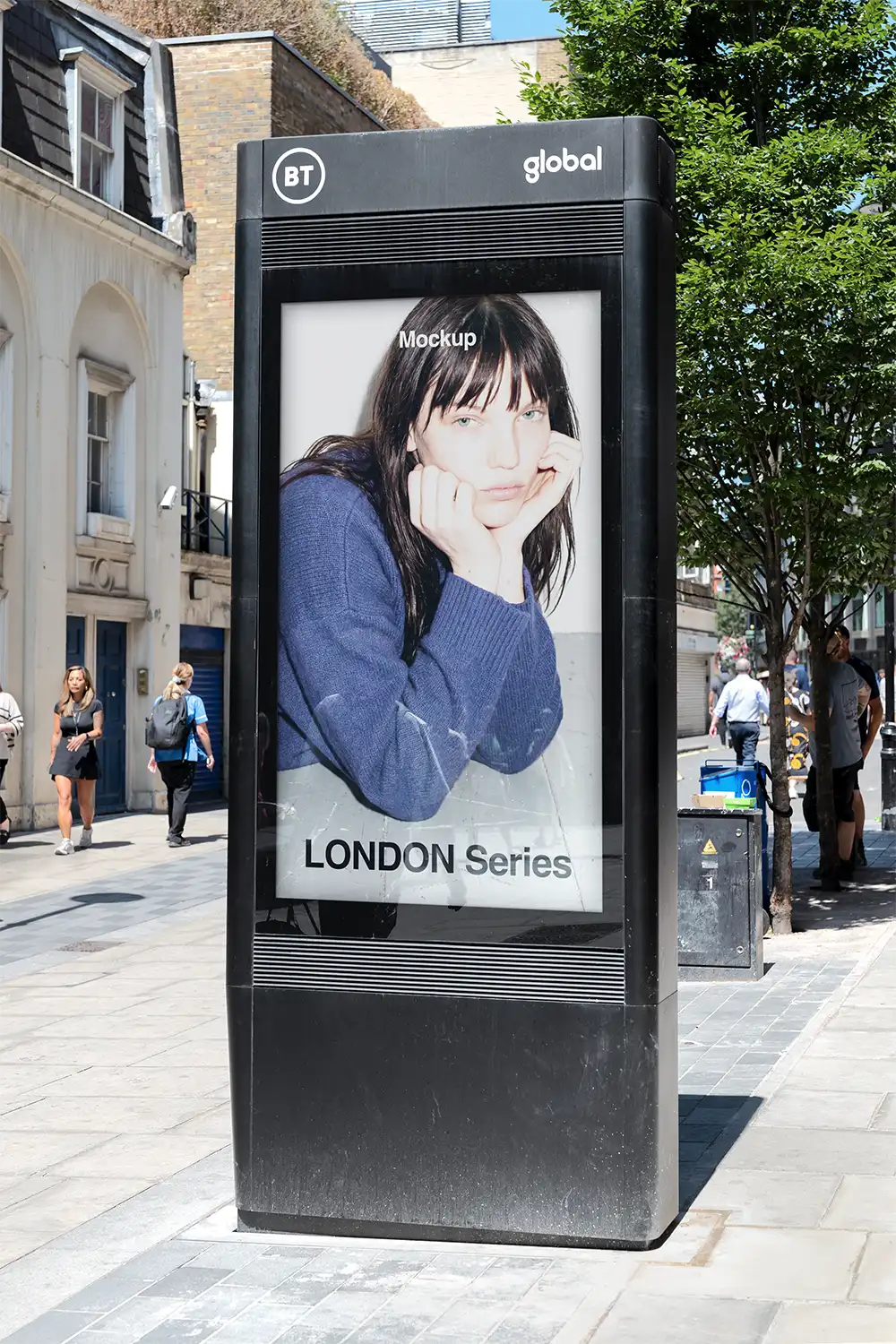 Oxford Street, London Billboard Mockup PSD, UK — Brandacle