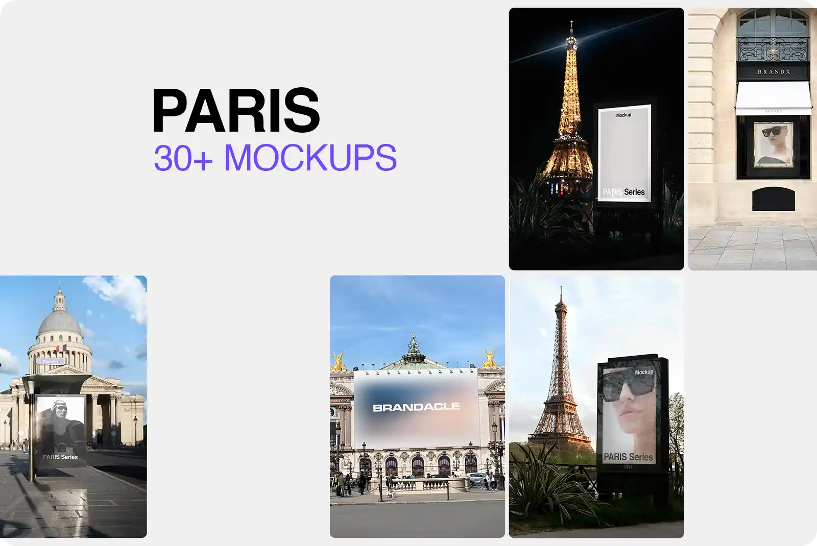 PARIS COLLECTION MOCKUPS BUNDLE - Brandacle