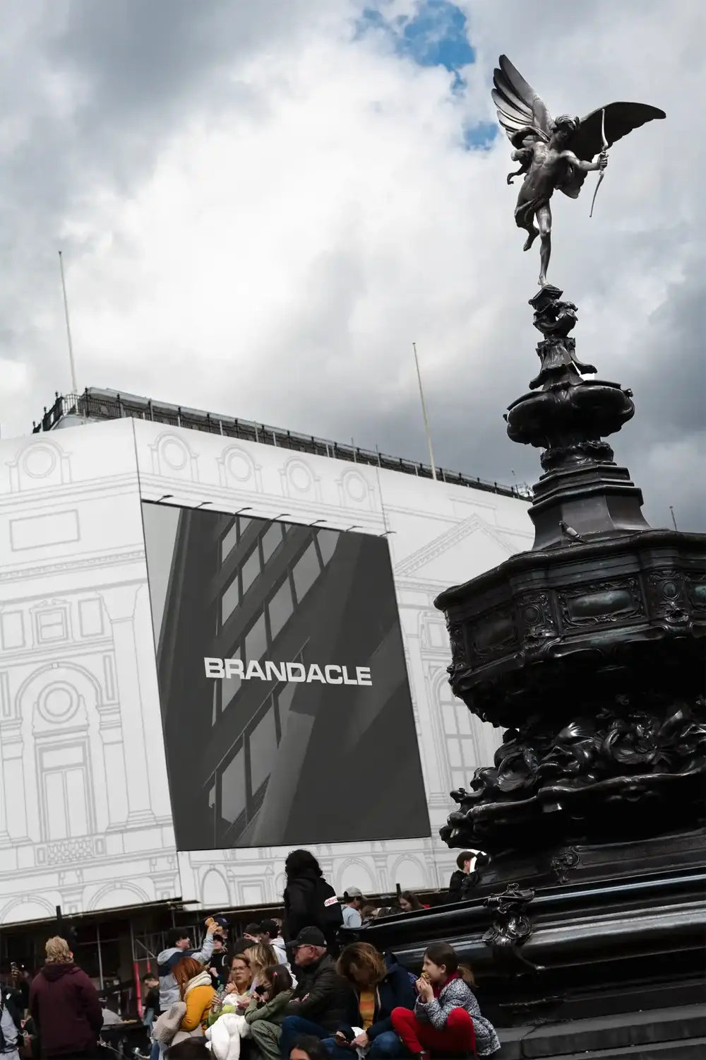 Billboard mockup in Piccadilly Circus in London © BRANDACLE MOCKUPS 2026