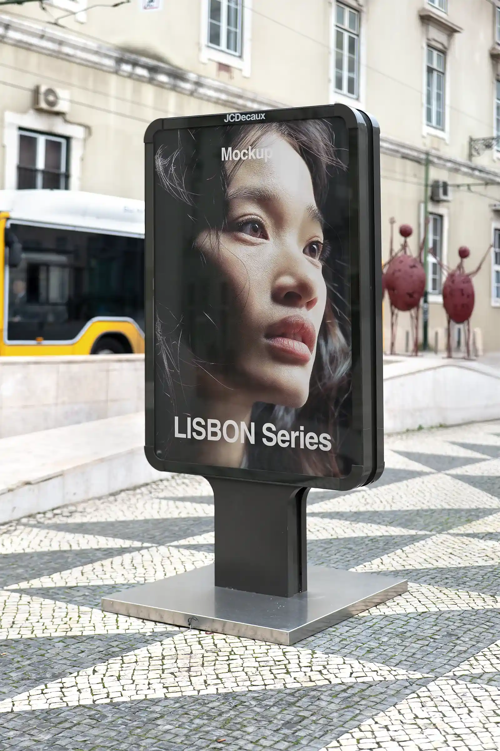 Brandacle - Poster mockup in Lisbon, Portugal