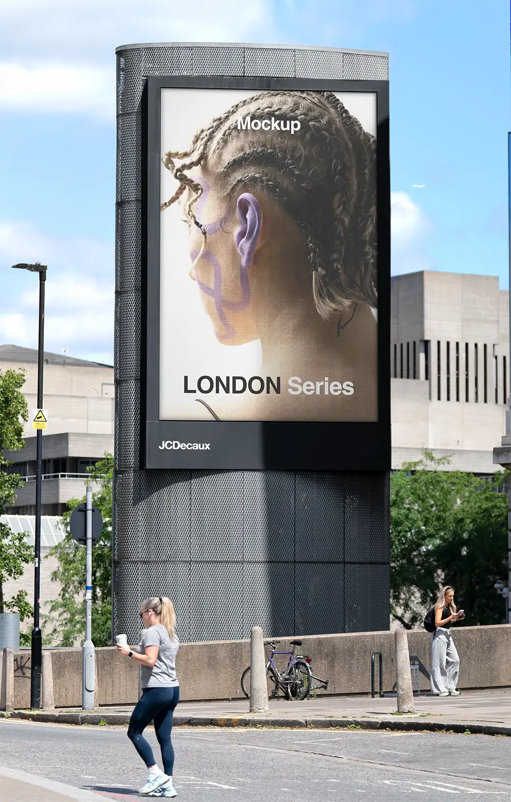 Billboard mockup in London