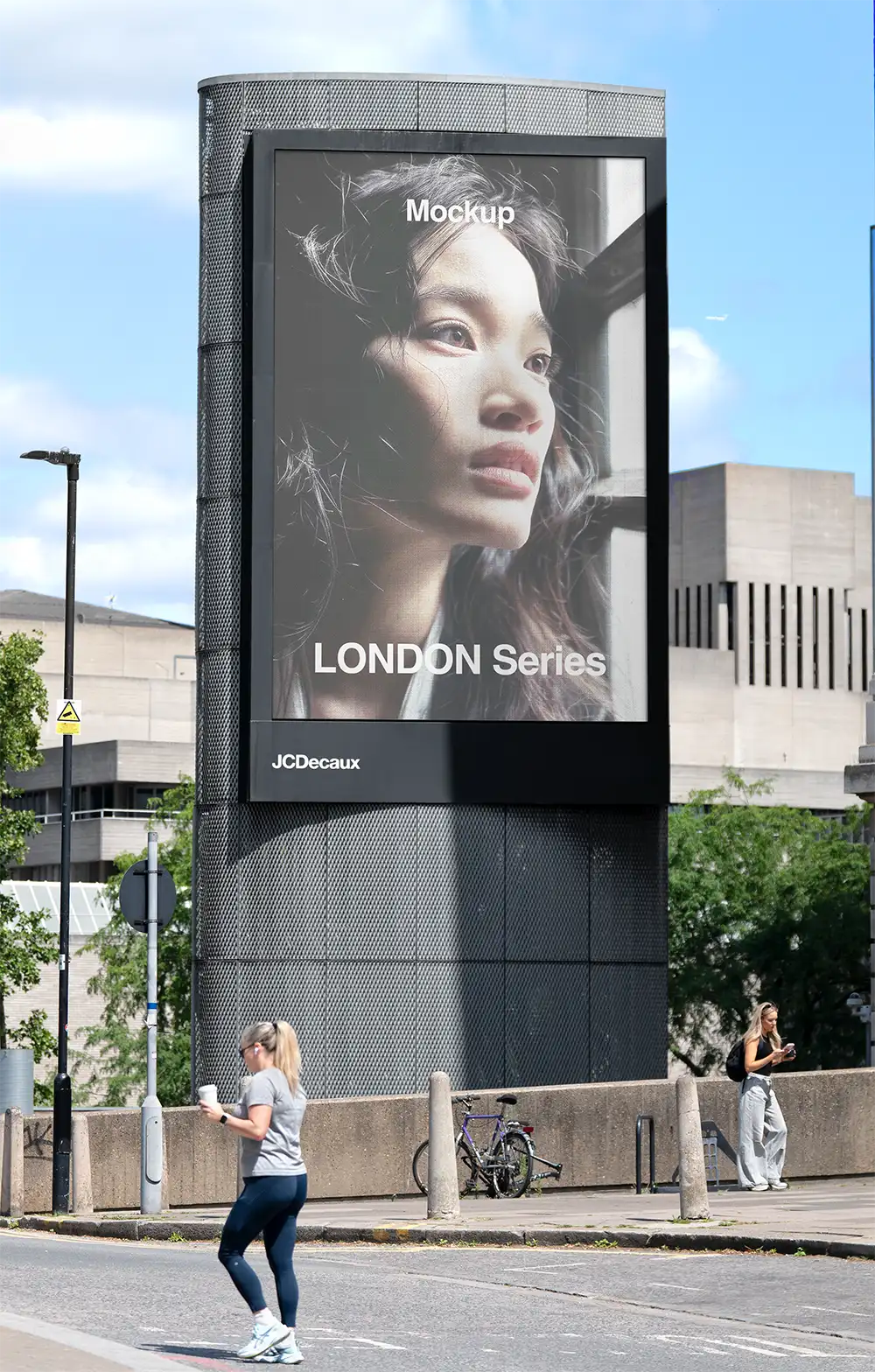 Billboard mockup in London