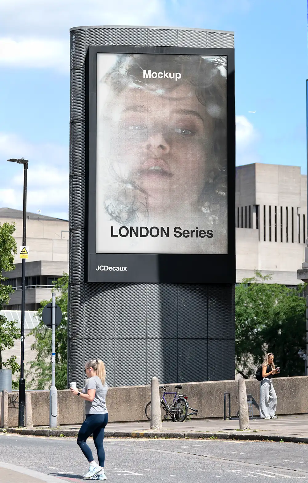 Billboard mockup in London
