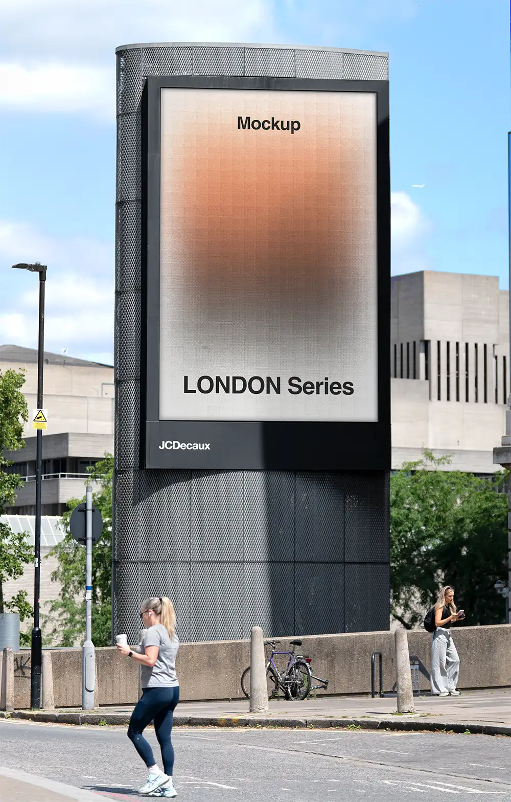 Billboard mockup in London