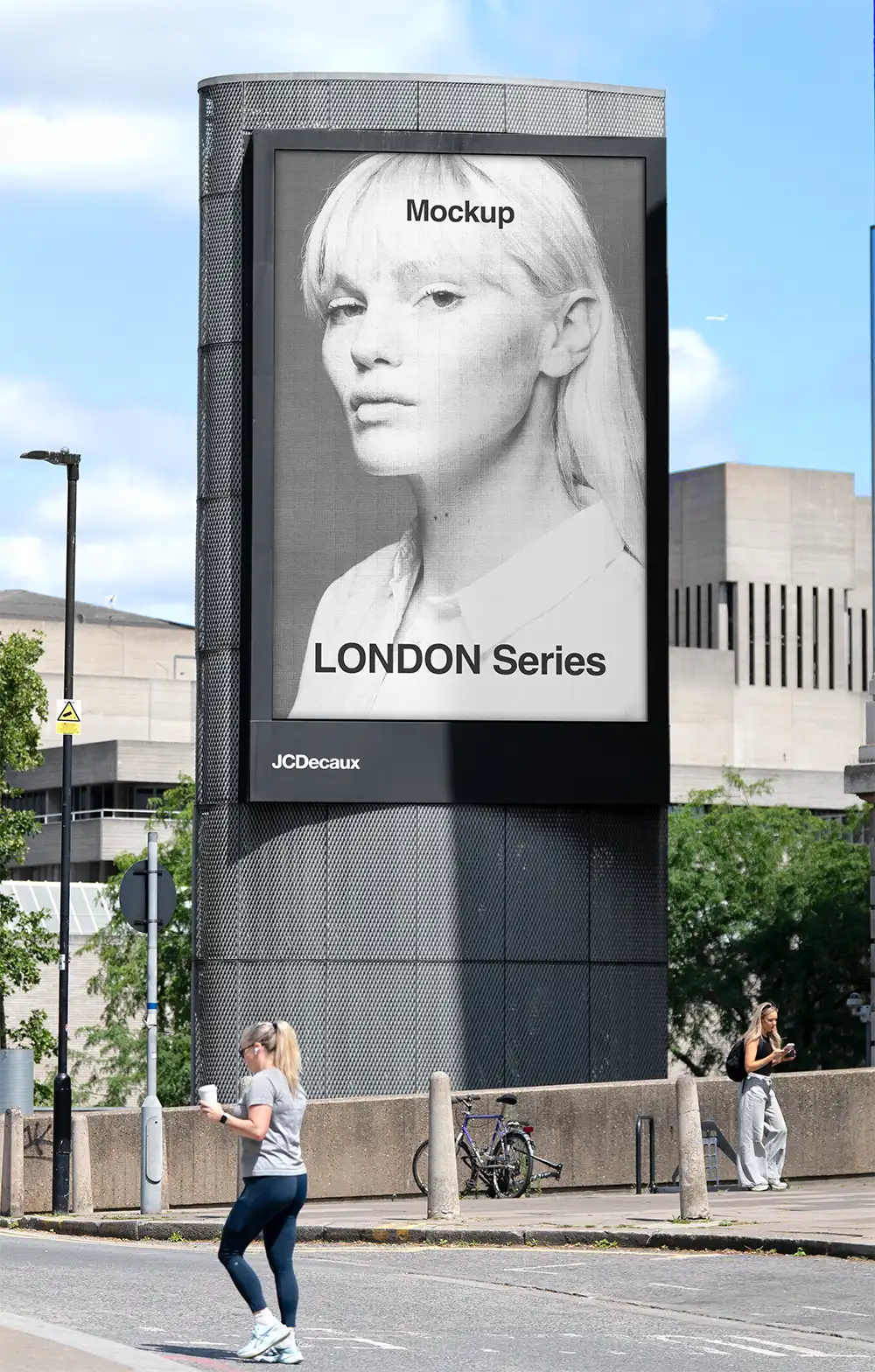 Billboard mockup in London