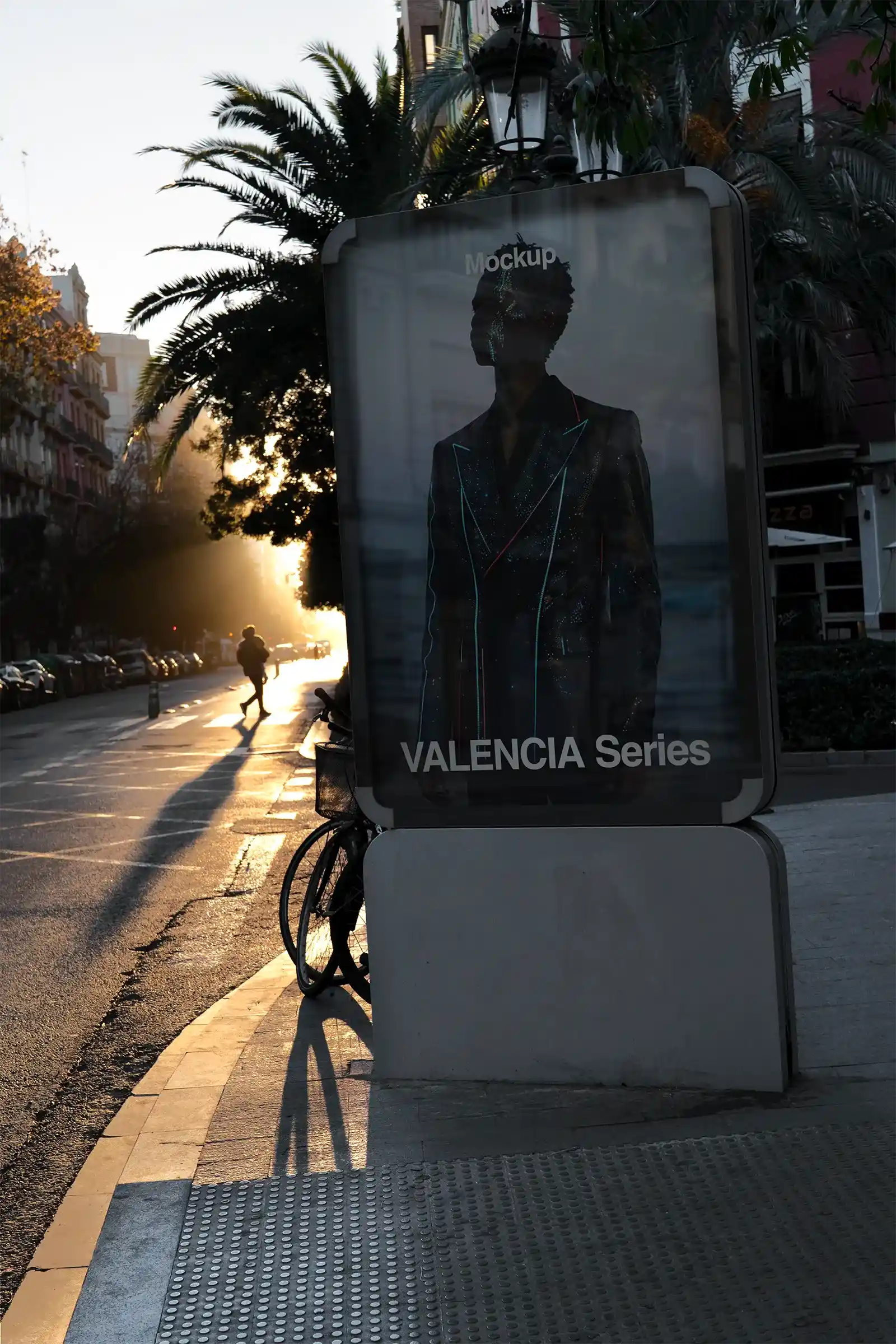 Poster mockup in Valencia, Spain. 