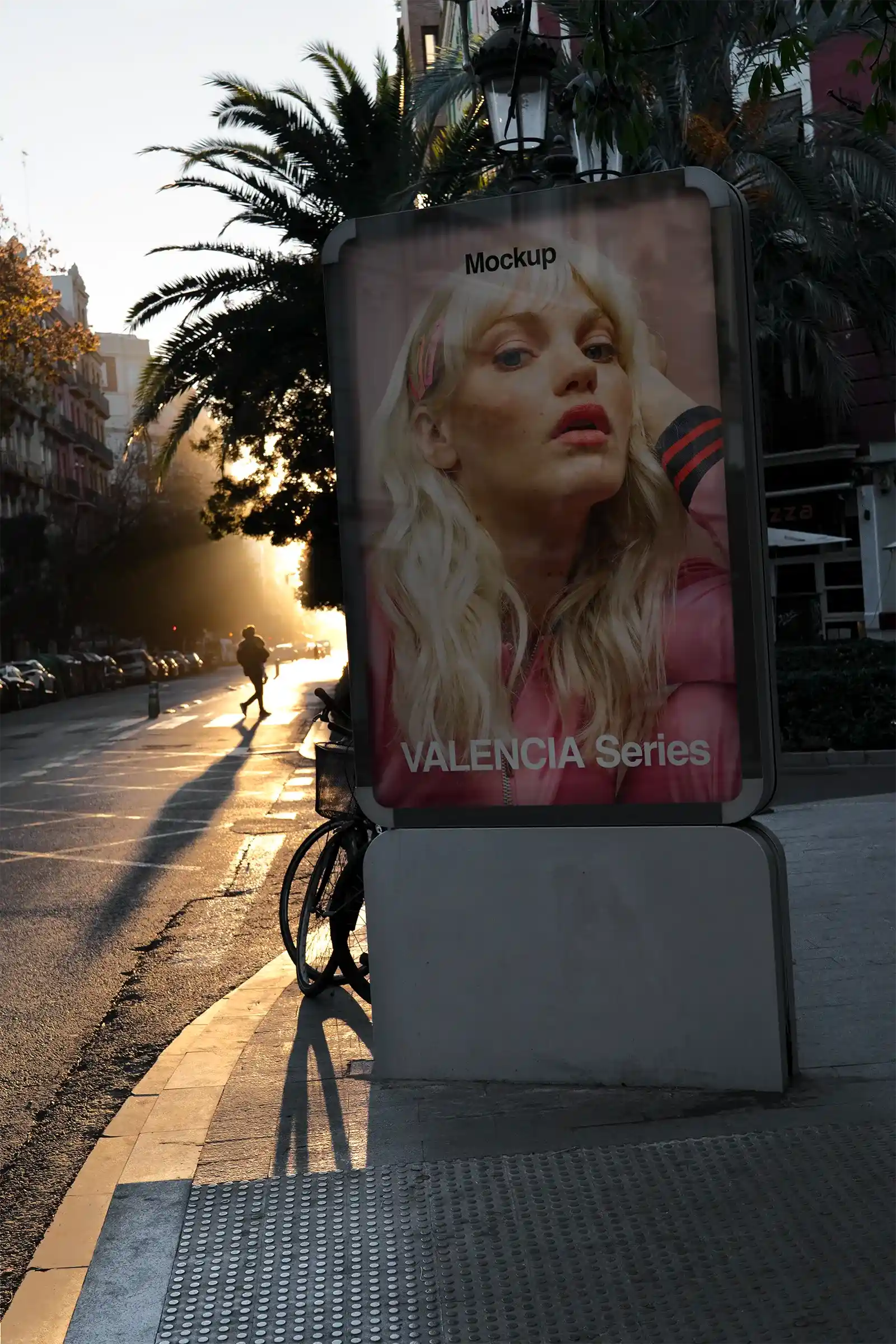 Poster mockup in Valencia, Spain. 
