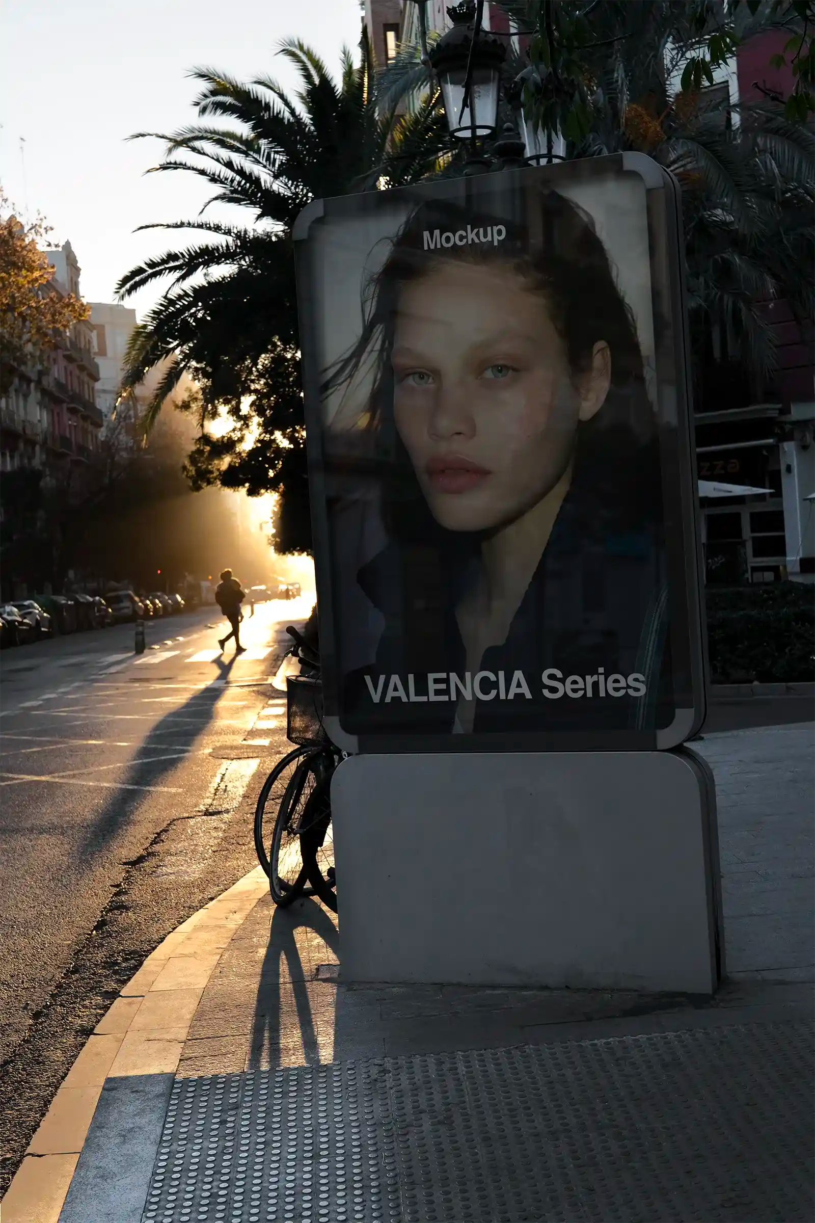 Poster mockup in Valencia, Spain. 