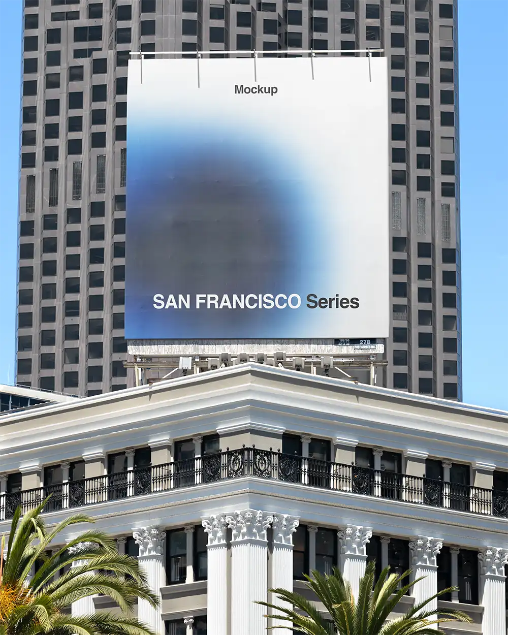 Union Square, San Francisco Billboard Mockup PSD, USA — Brandacle
