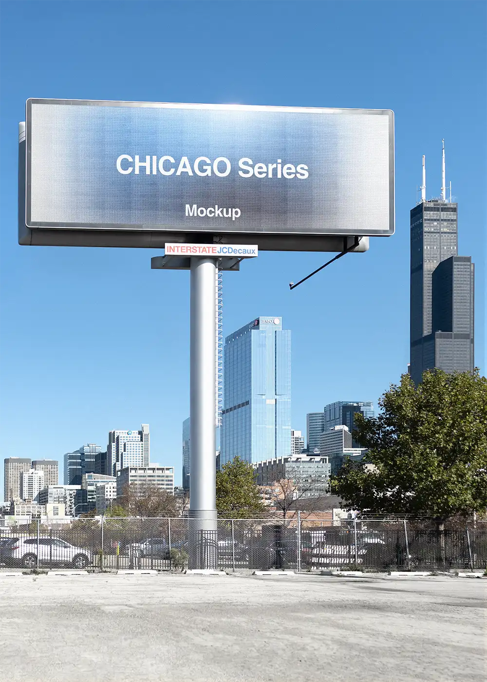 Billboard mockup in Chicago