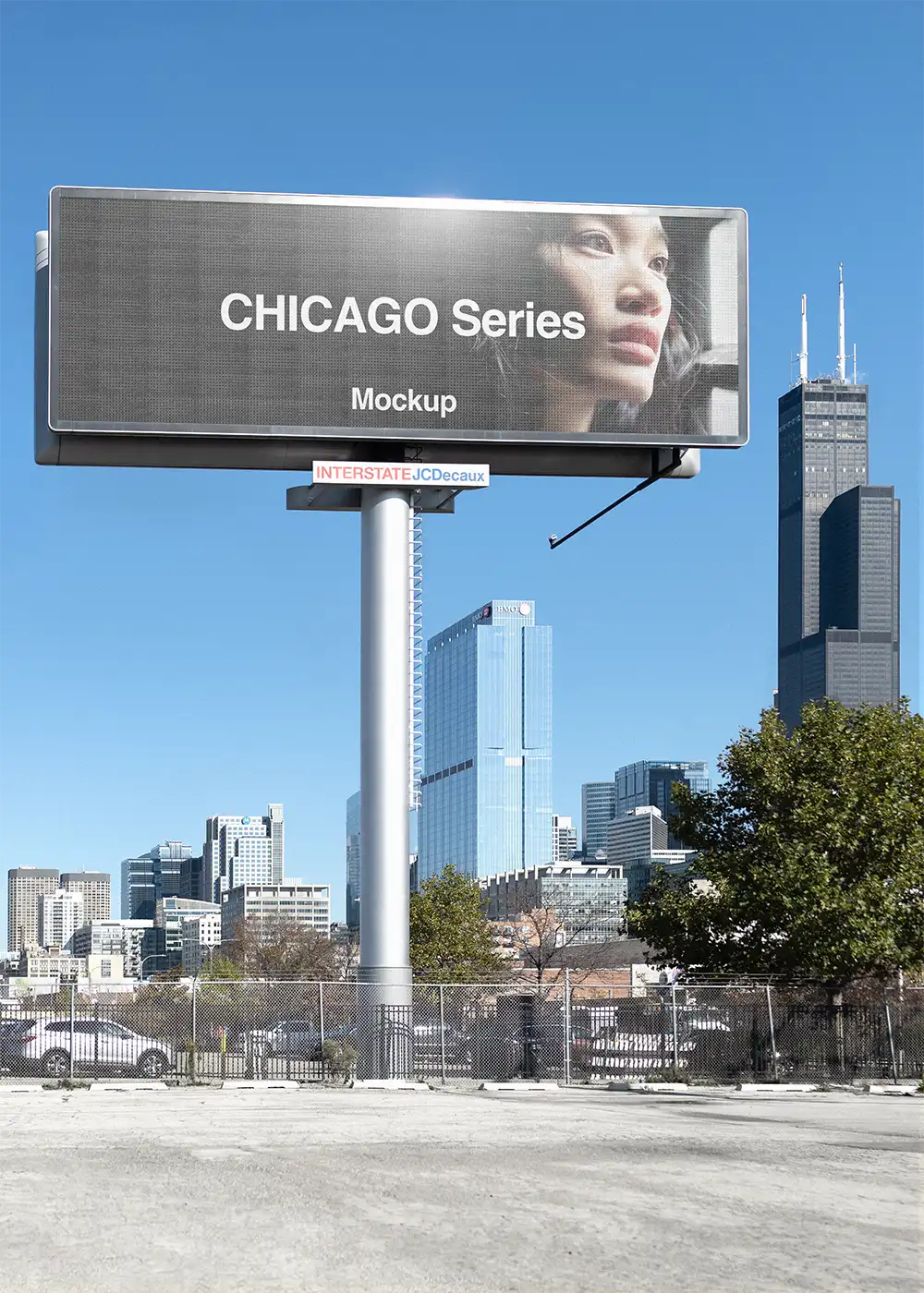 Billboard mockup in Chicago