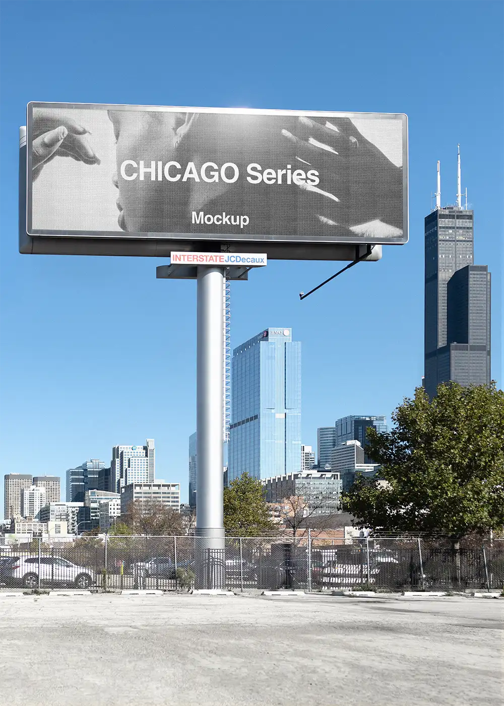 Billboard mockup in Chicago