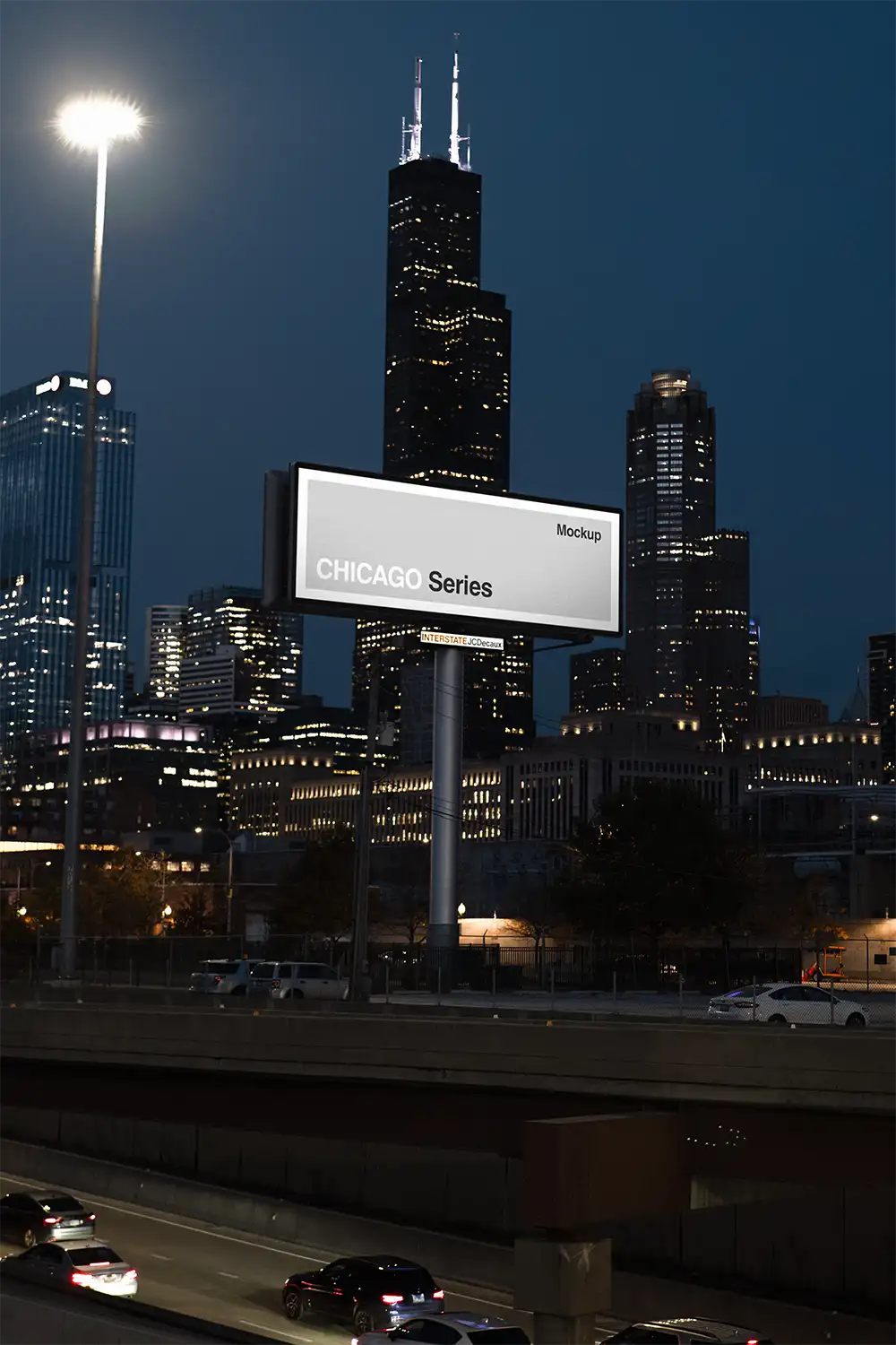 Billboard Mockup in Chicago. © BRANDACLE MOCKUPS 2026