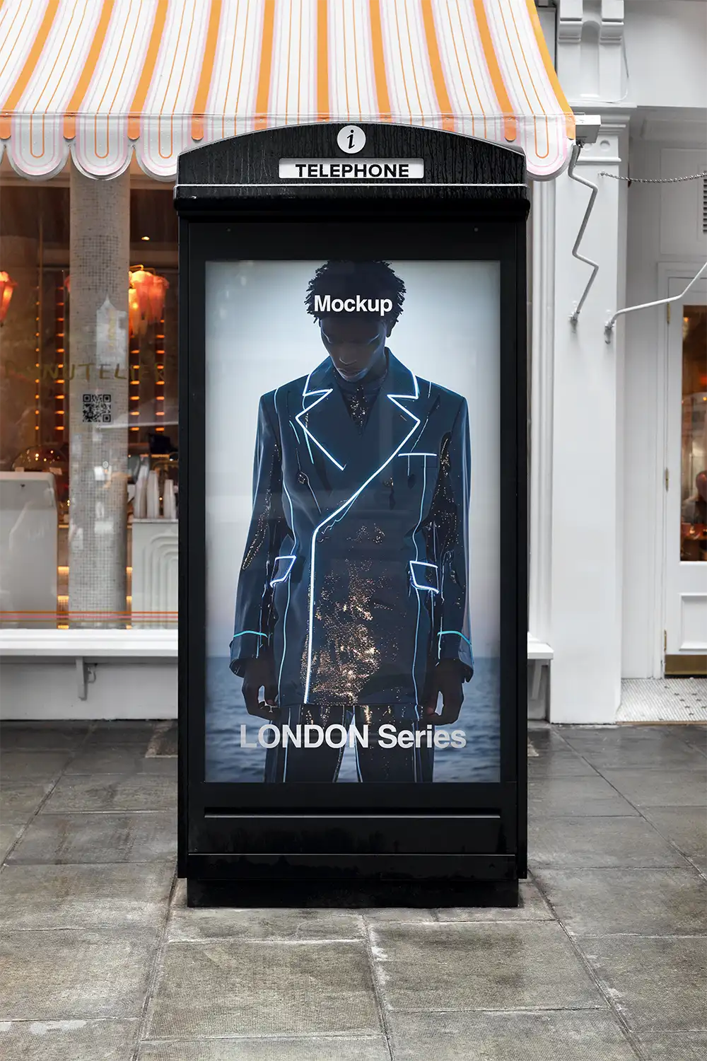 Poster mockup in Soho in London. © 2026 BRANDACLE MOCKUPS. No unauthorized reproduction. No AI training allowed. No generative AI modification or derivative works permitted. 