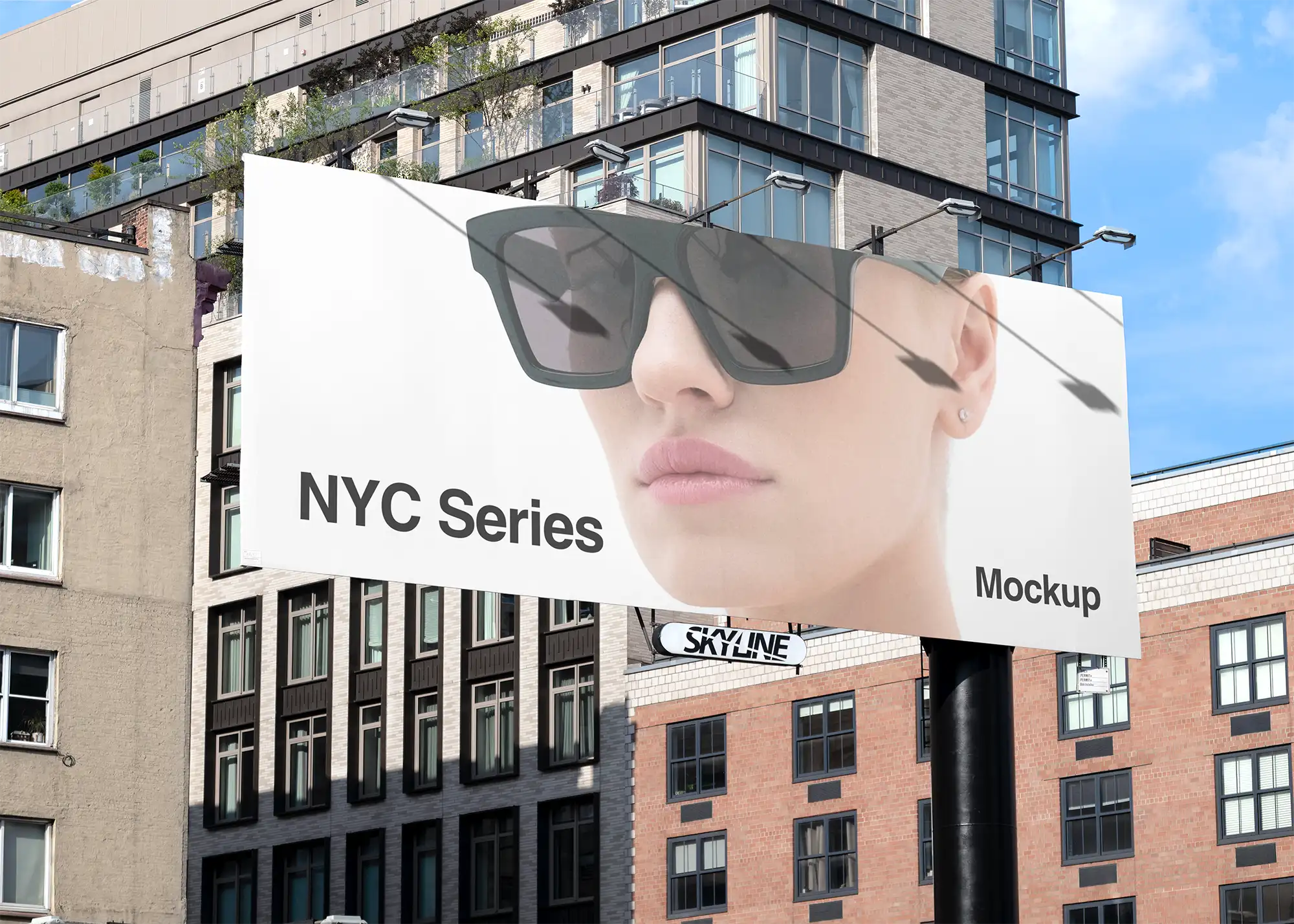 Billboard mockup in New York