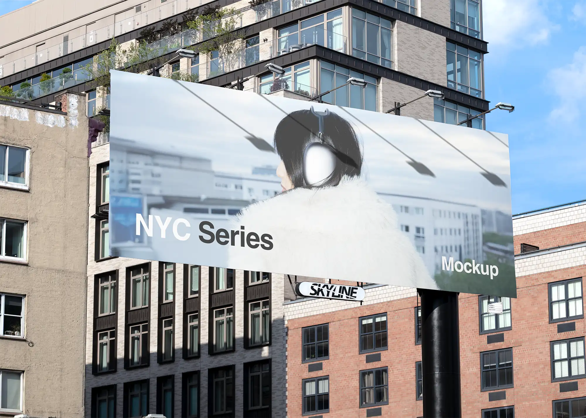 Billboard mockup in New York