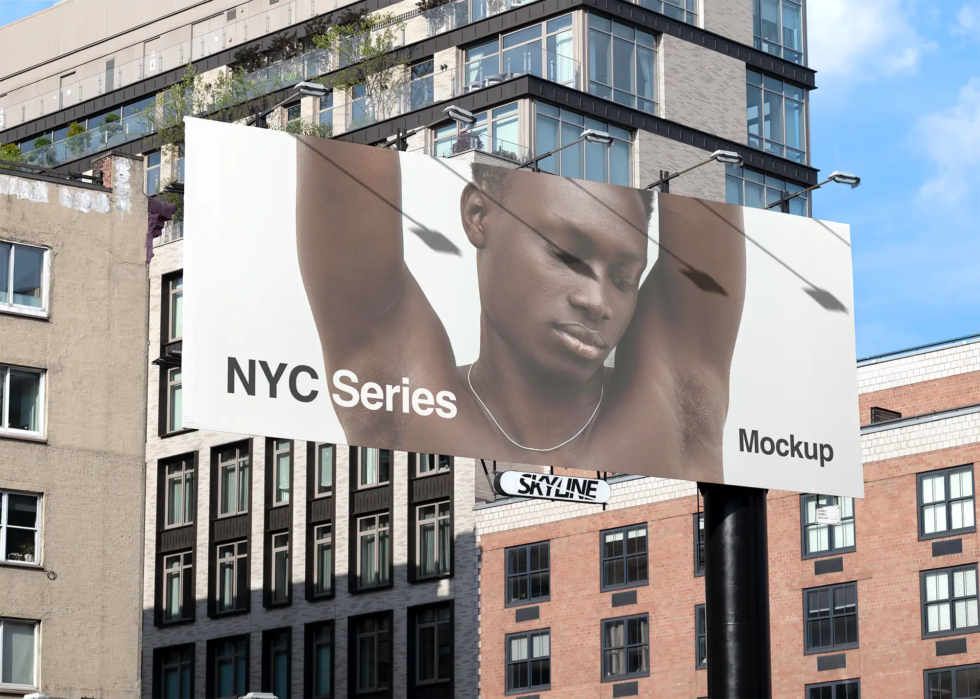 Billboard mockup in New York