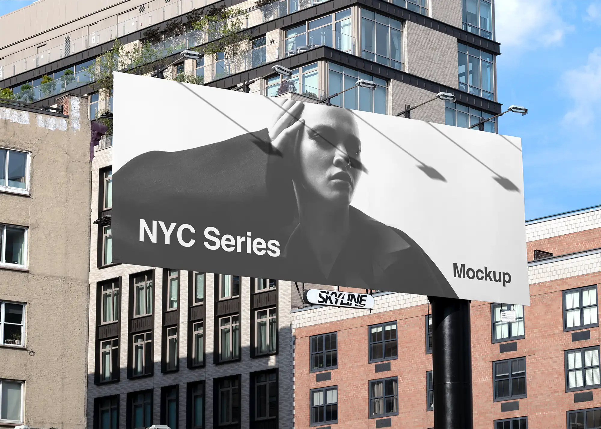 Billboard mockup in New York