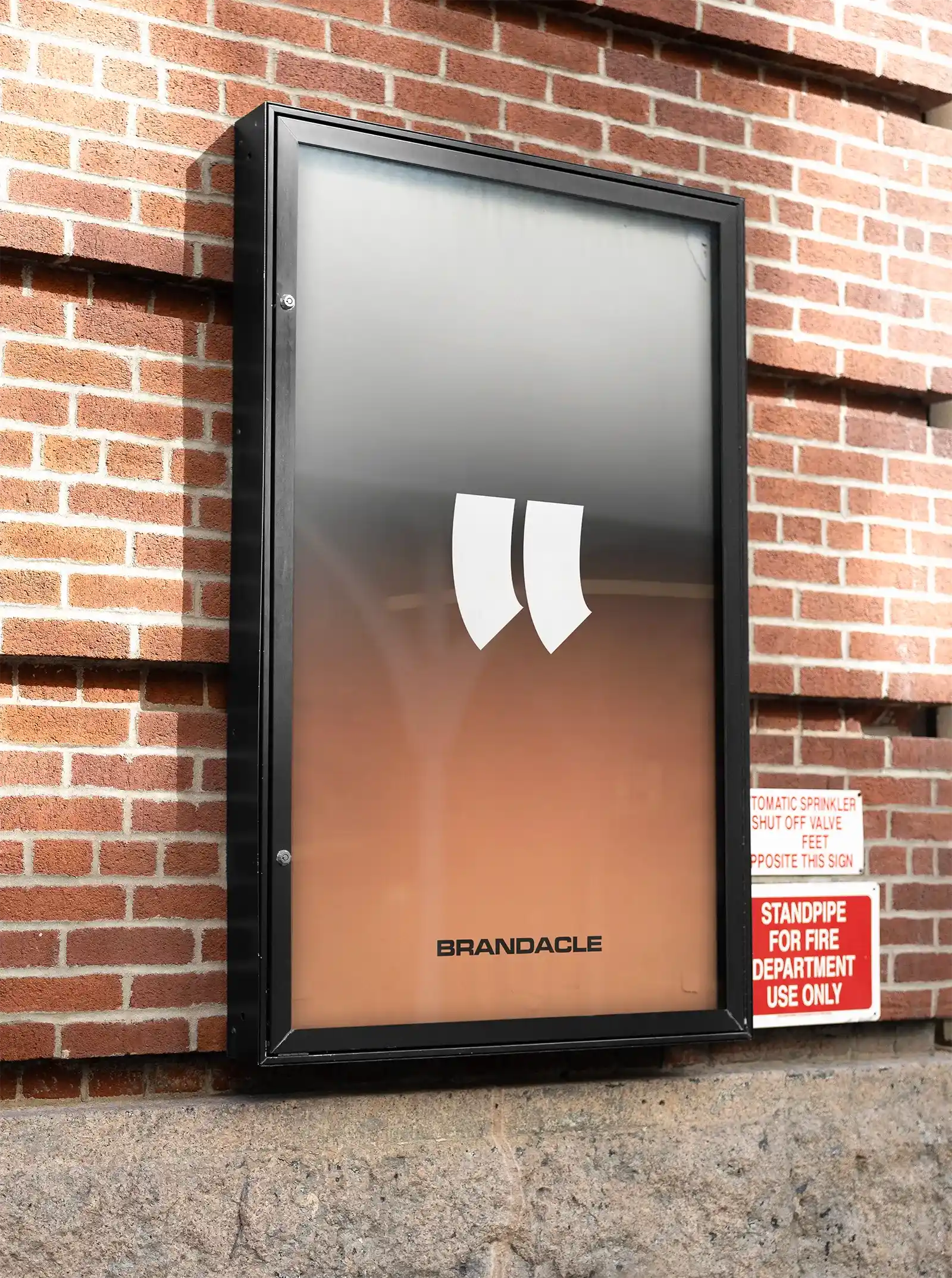 Poster mockup in Soho, New York, United States.   PSD Mockup on Photoshop for your design 