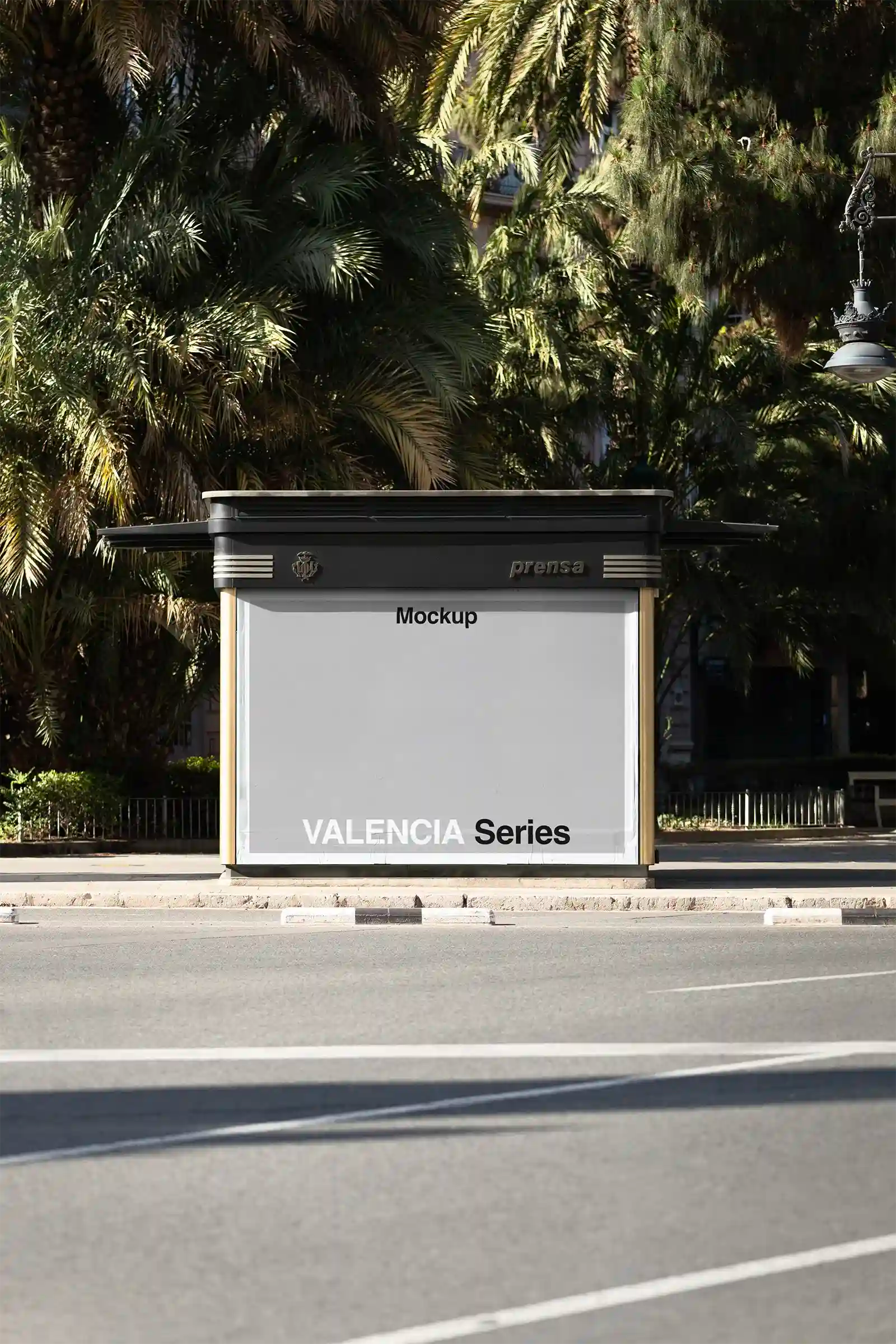 Bundle of Mockups in Valencia, Madrid and Barcelona in Spain. PSD Poster mockup for your design on photoshop