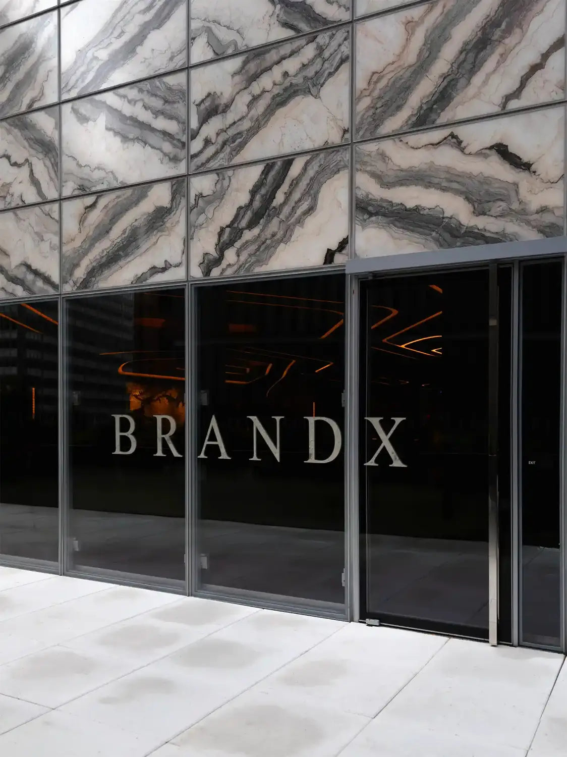 Storefront mockup in New York, United States. © BRANDACLE MOCKUPS 2026. No AI modification permitted.