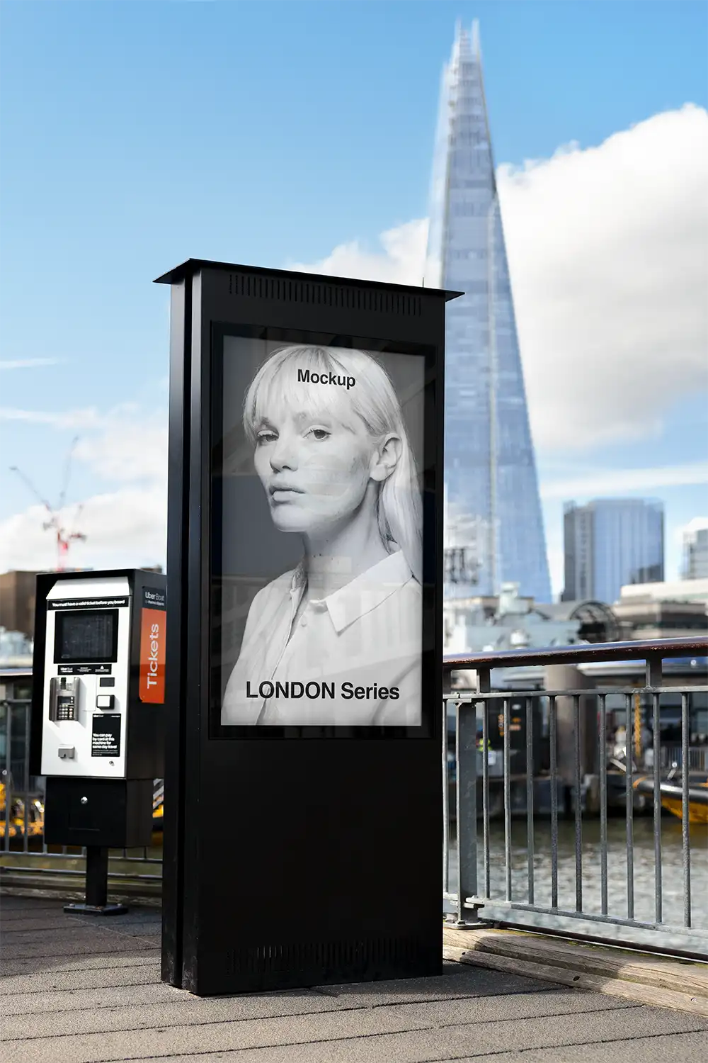 Billboard mockup in London
