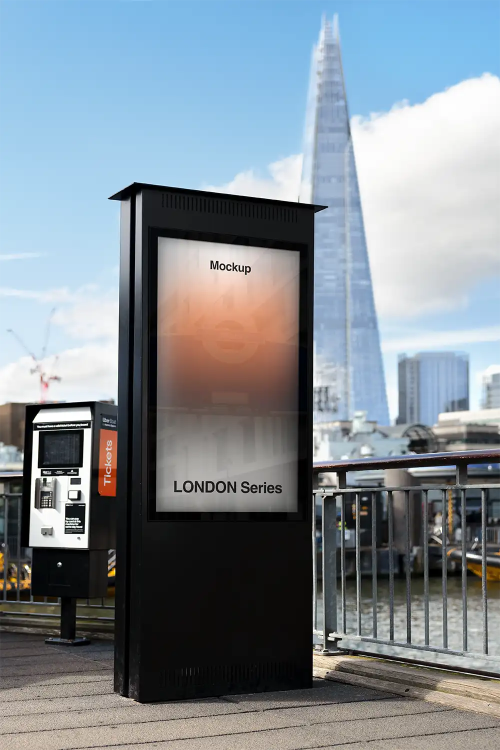 Billboard mockup in London