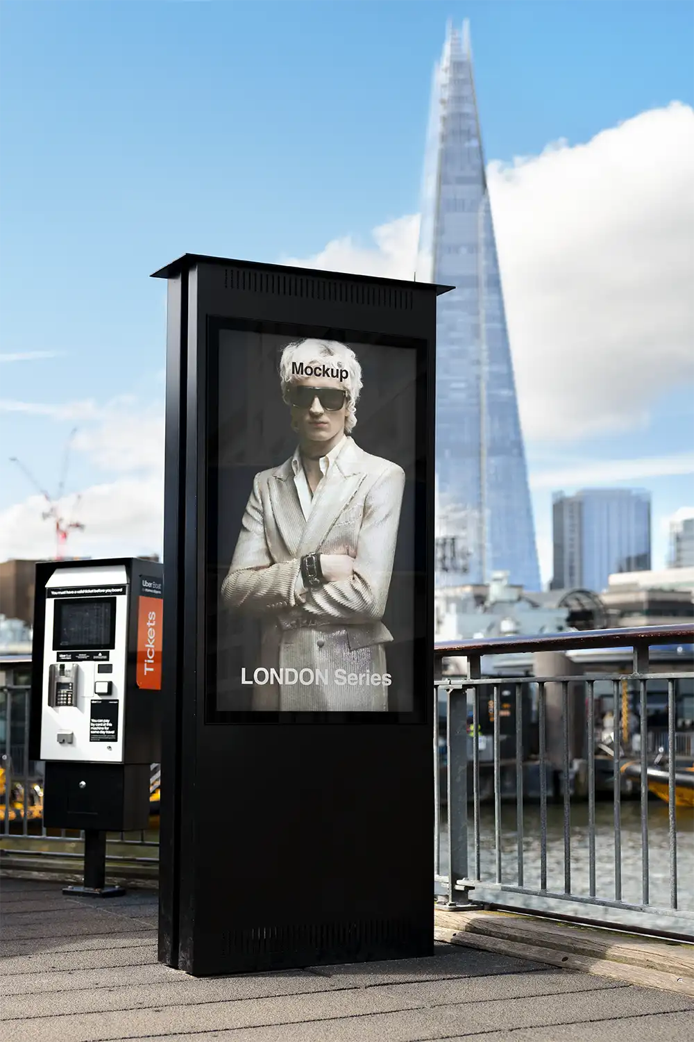 Billboard mockup in London