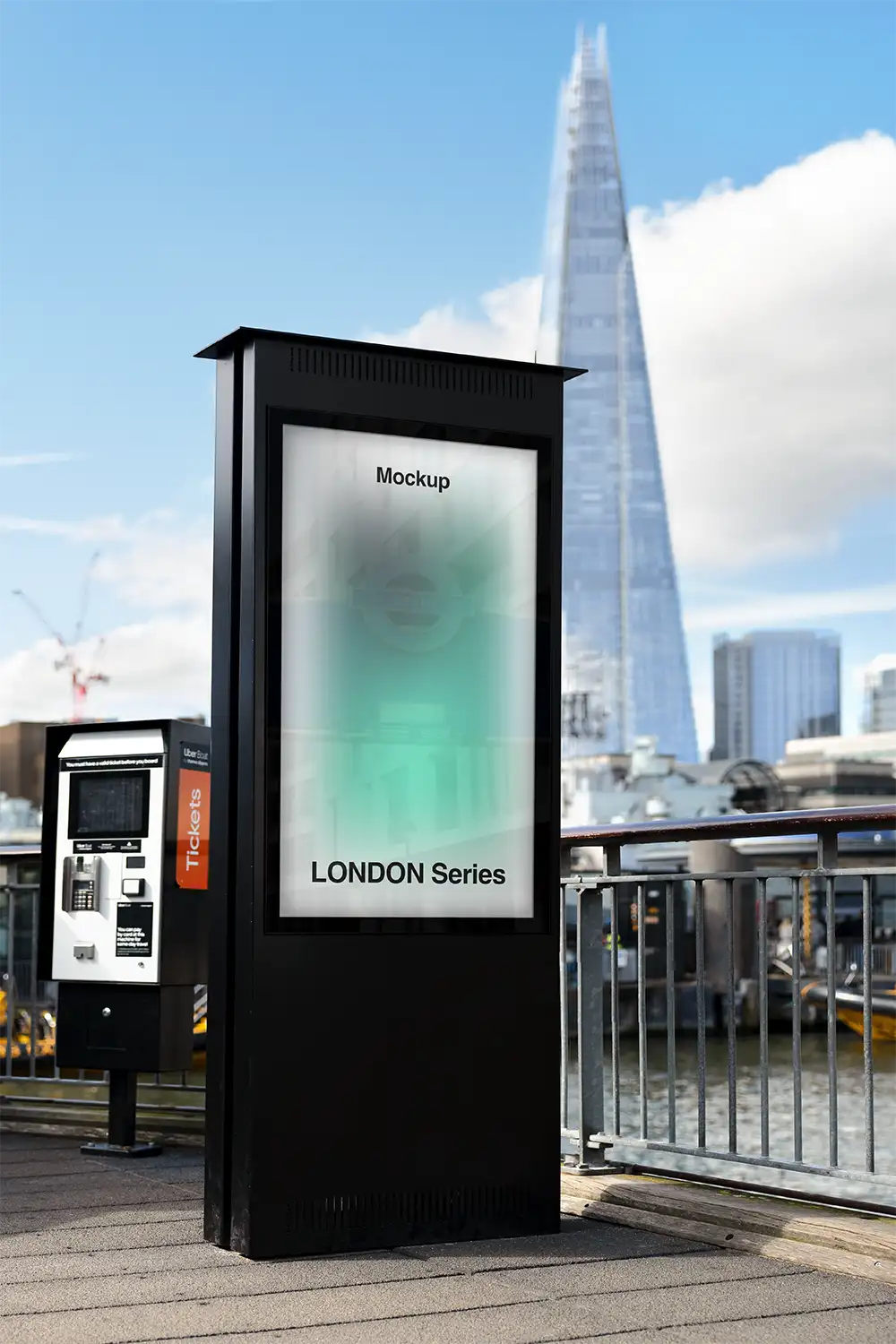 Billboard mockup in London