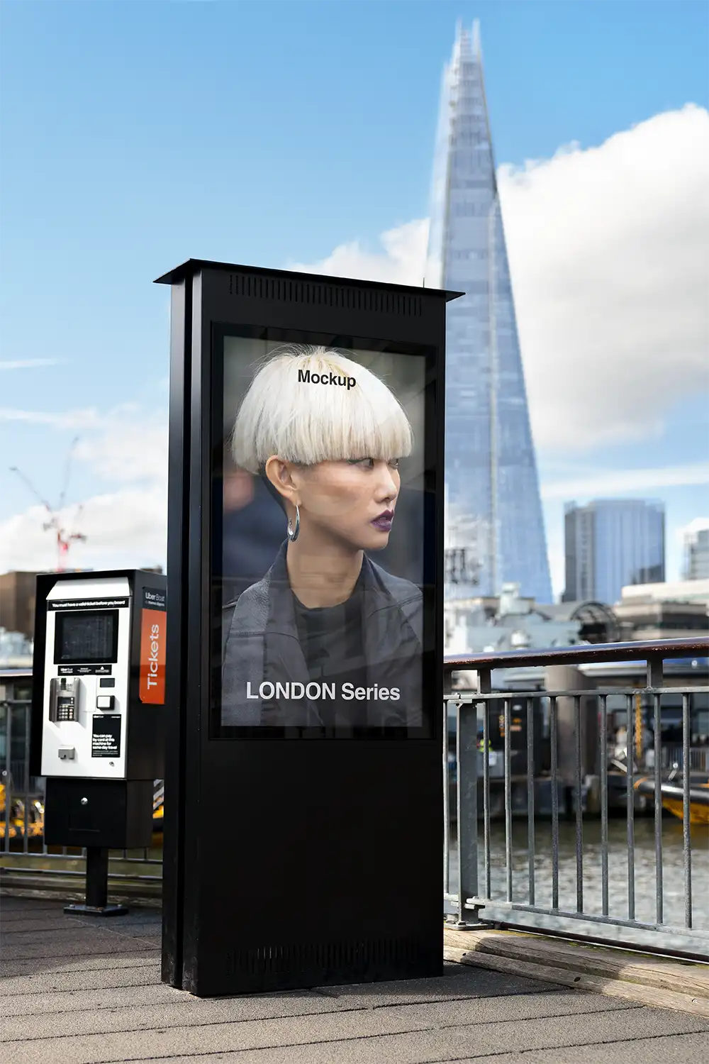 Billboard mockup in London