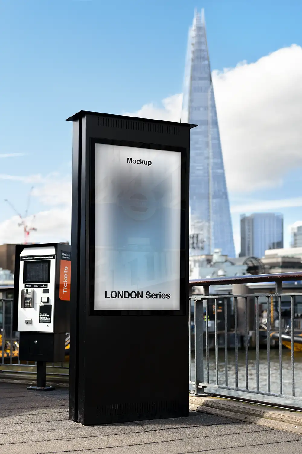 Billboard mockup in London