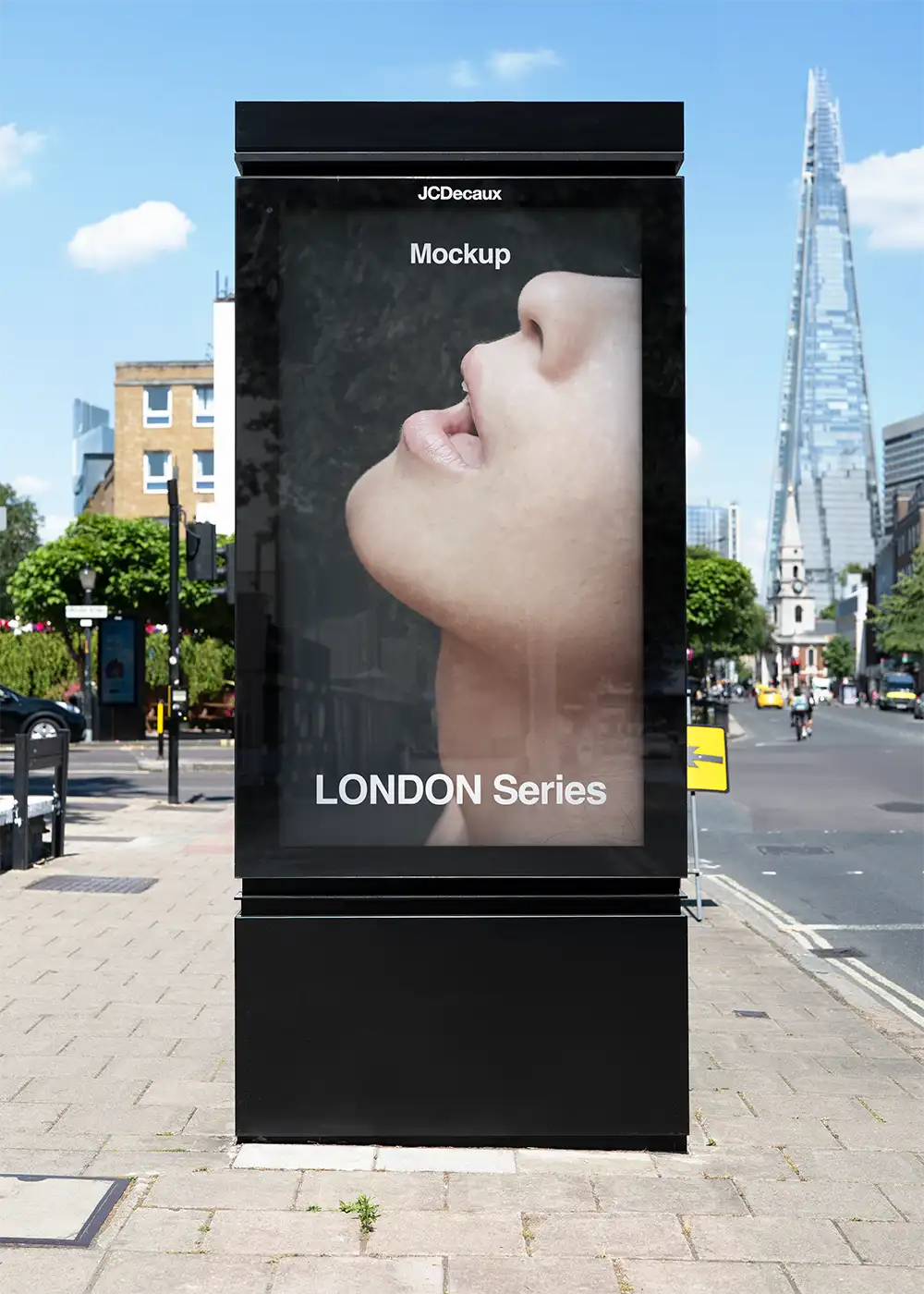 Billboard mockup in London