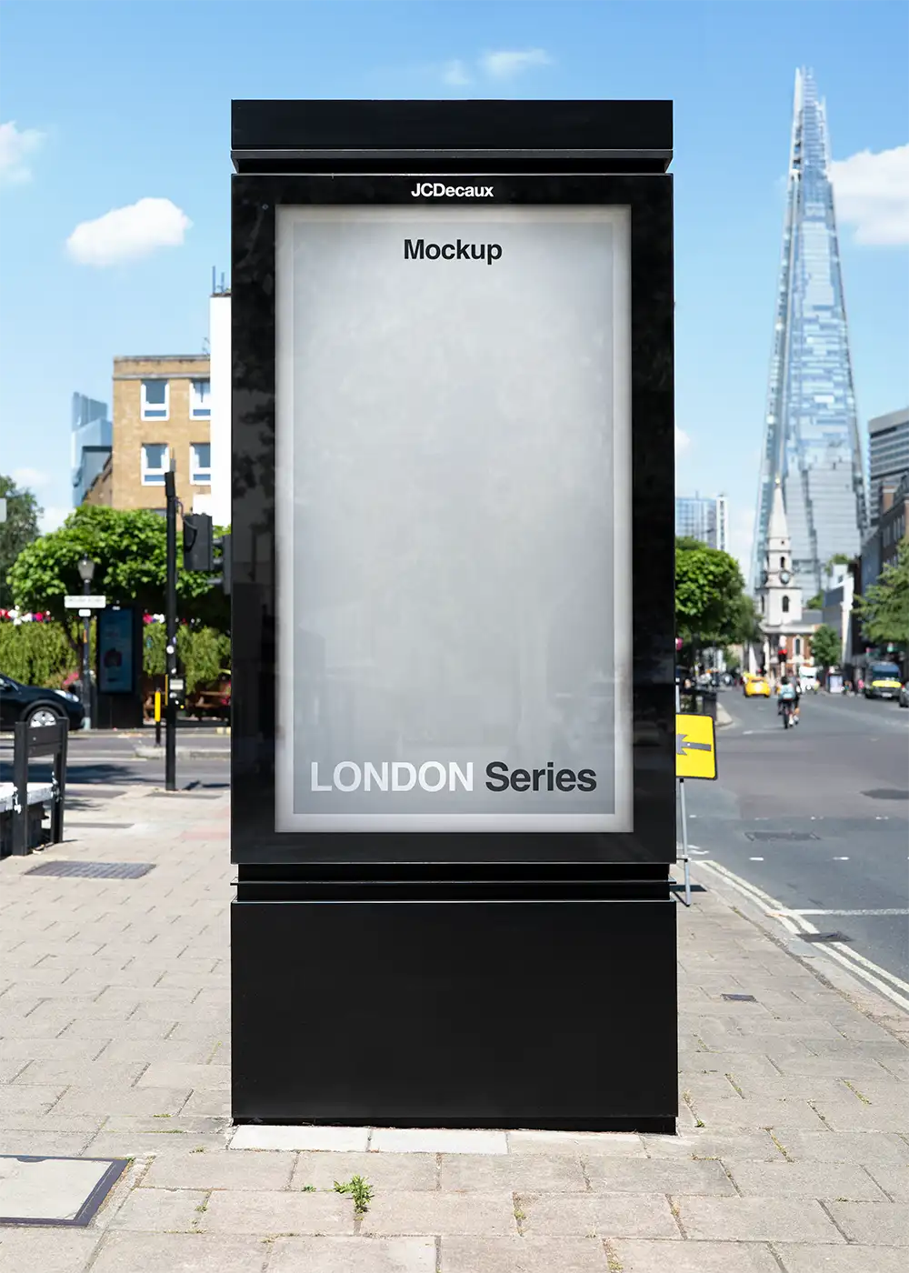 Billboard mockup in London