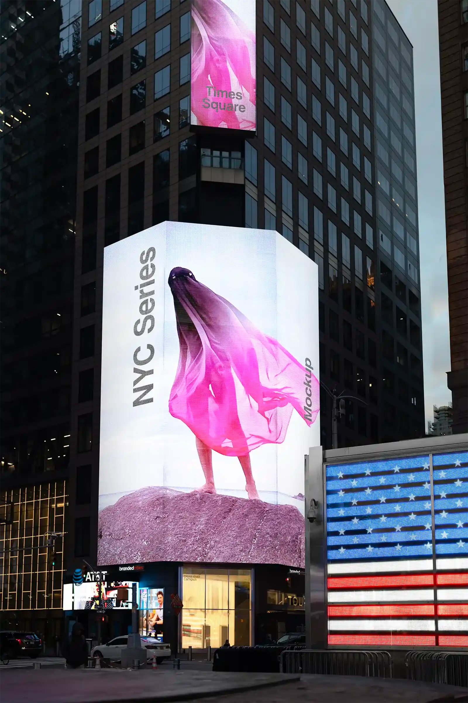 TIMES SQUARE BILLBOARD MOCKUPS BUNDLE - Brandacle