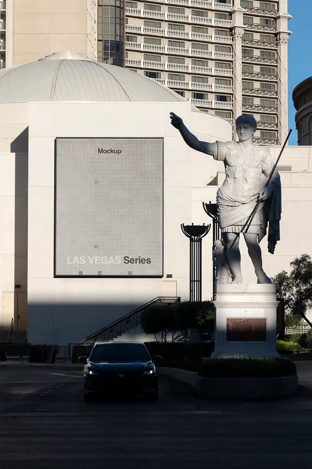 Billboard mockup in Las Vegas