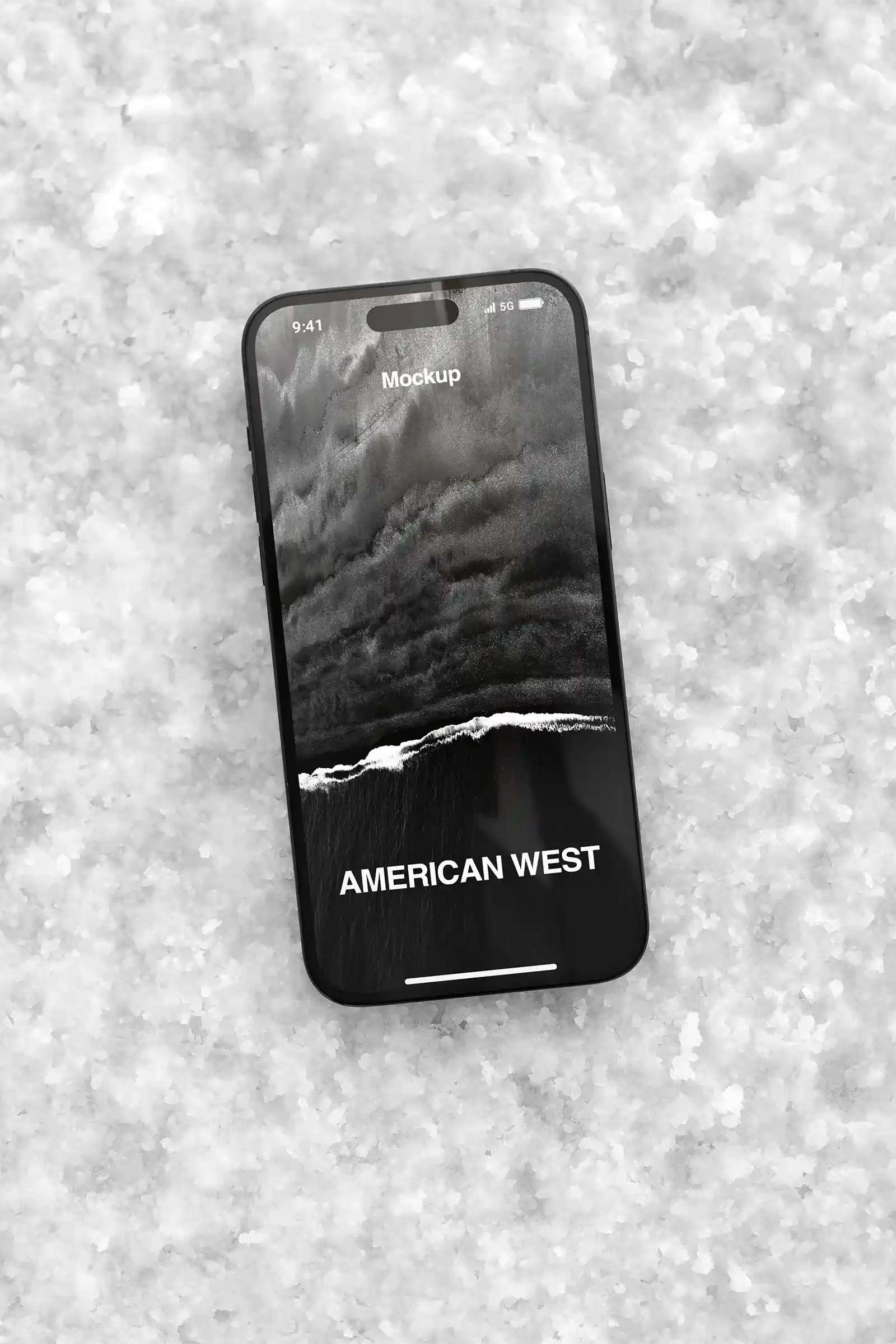 Utah Salt Desert, iPhone Mockup, American West, USA | US23WEST0964 - Brandacle