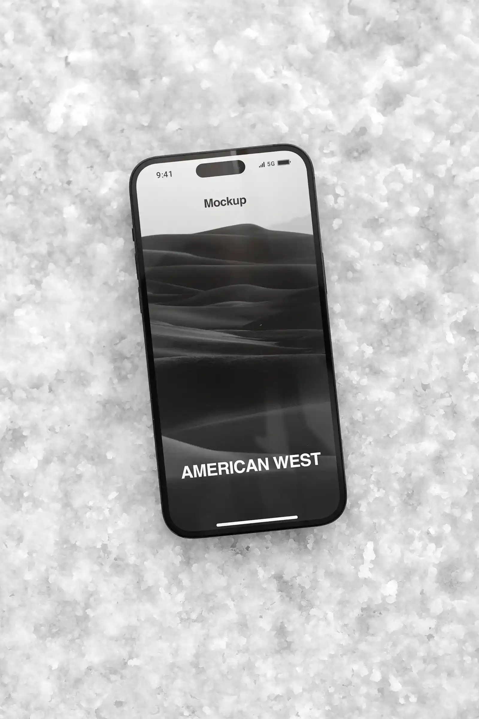 Utah Salt Desert, iPhone Mockup, American West, USA | US23WEST0964 - Brandacle