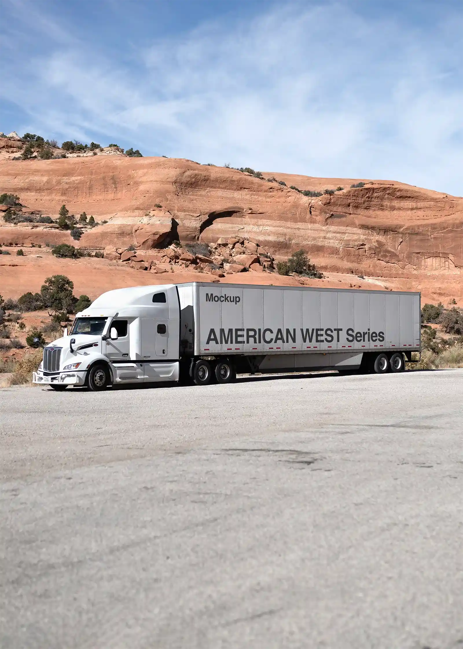 Utah, Truck Mockup, American West, USA | US23WEST0218 - Brandacle