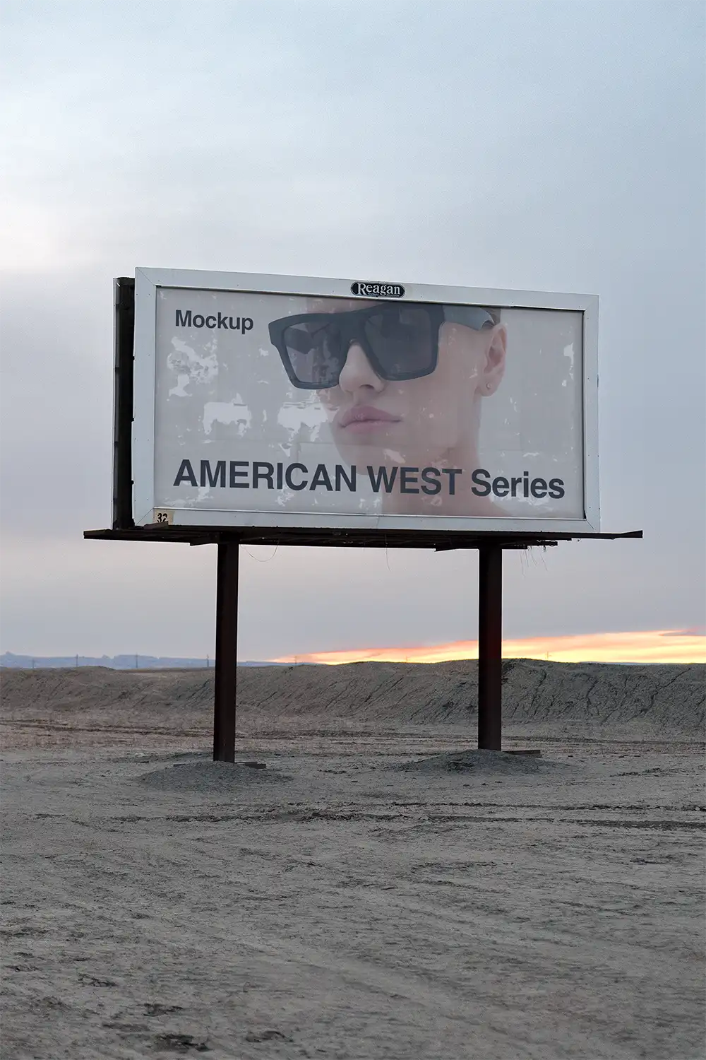 Billboard mockup in Utah